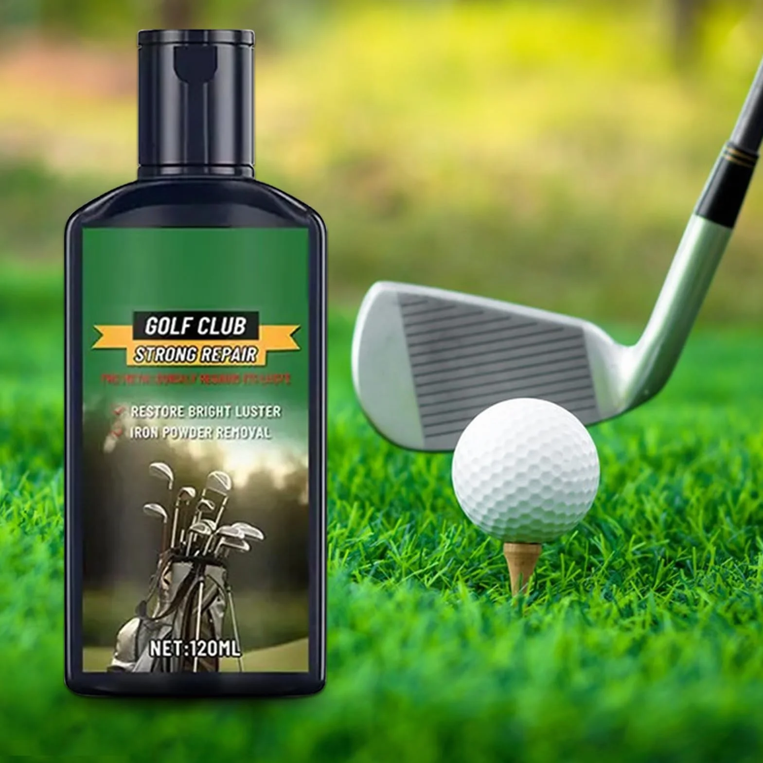 Golf Iron Cleaner 120 ml con Spugna per Lucidare Metallo e Alluminio