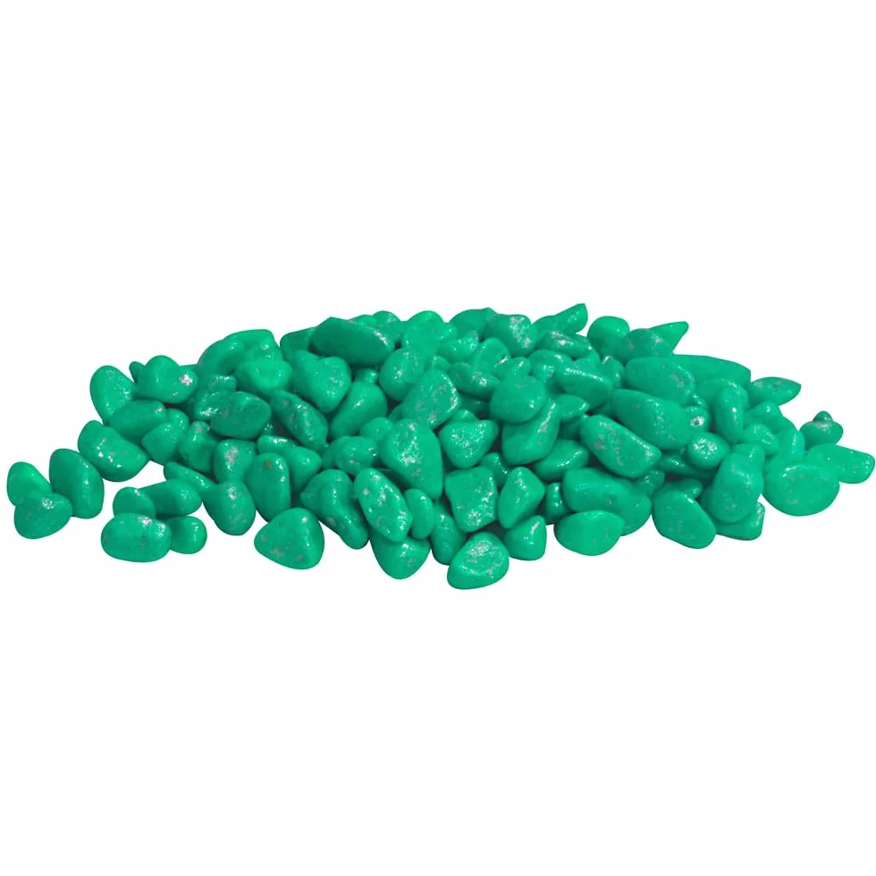 Amtra Fluo Gravel Decorativo per Acquario, Ghiaia ceramizzata, Verde 350g