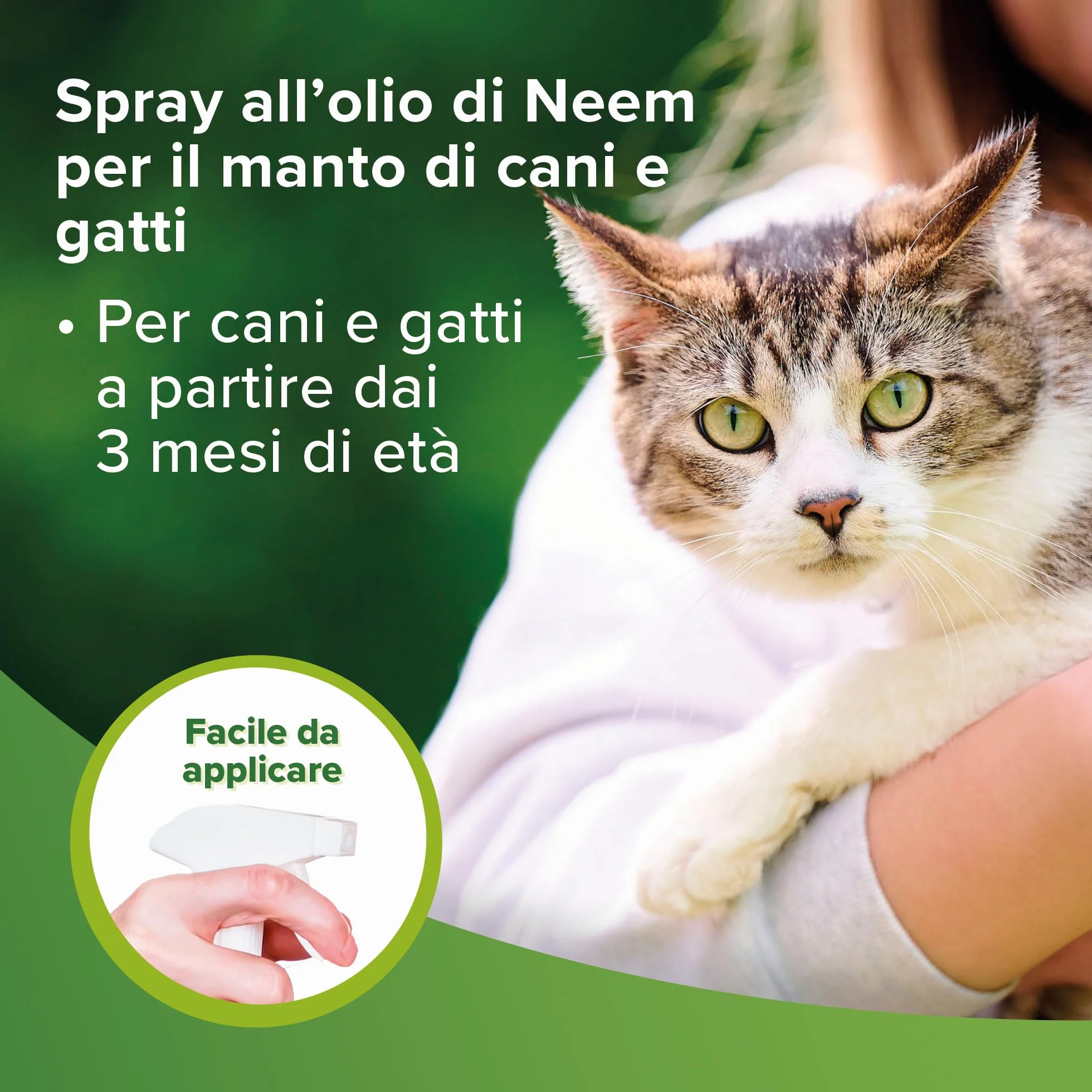 Beaphar Protezione Naturale, Spray Barriera per Cane e Gatto, con Olio di Neem e Lavanda, 250 ml