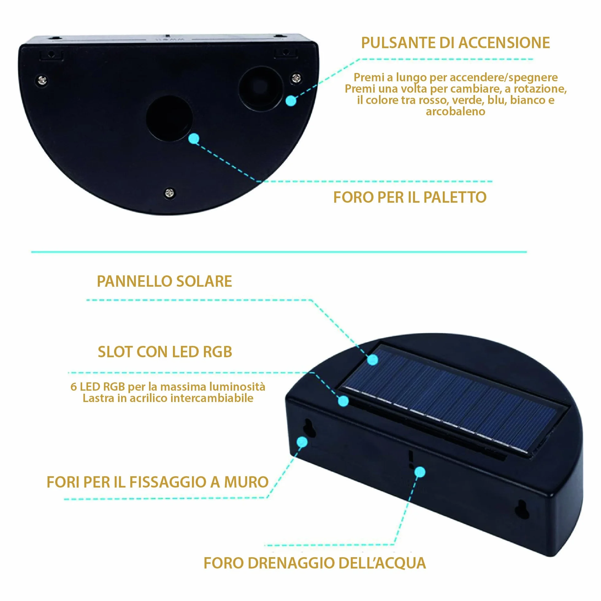 La Farfalla di Legno Lampada Commemorativa LED Solare per Cane e Gatto Memoriale da Giardino Personalizzabile Cuore