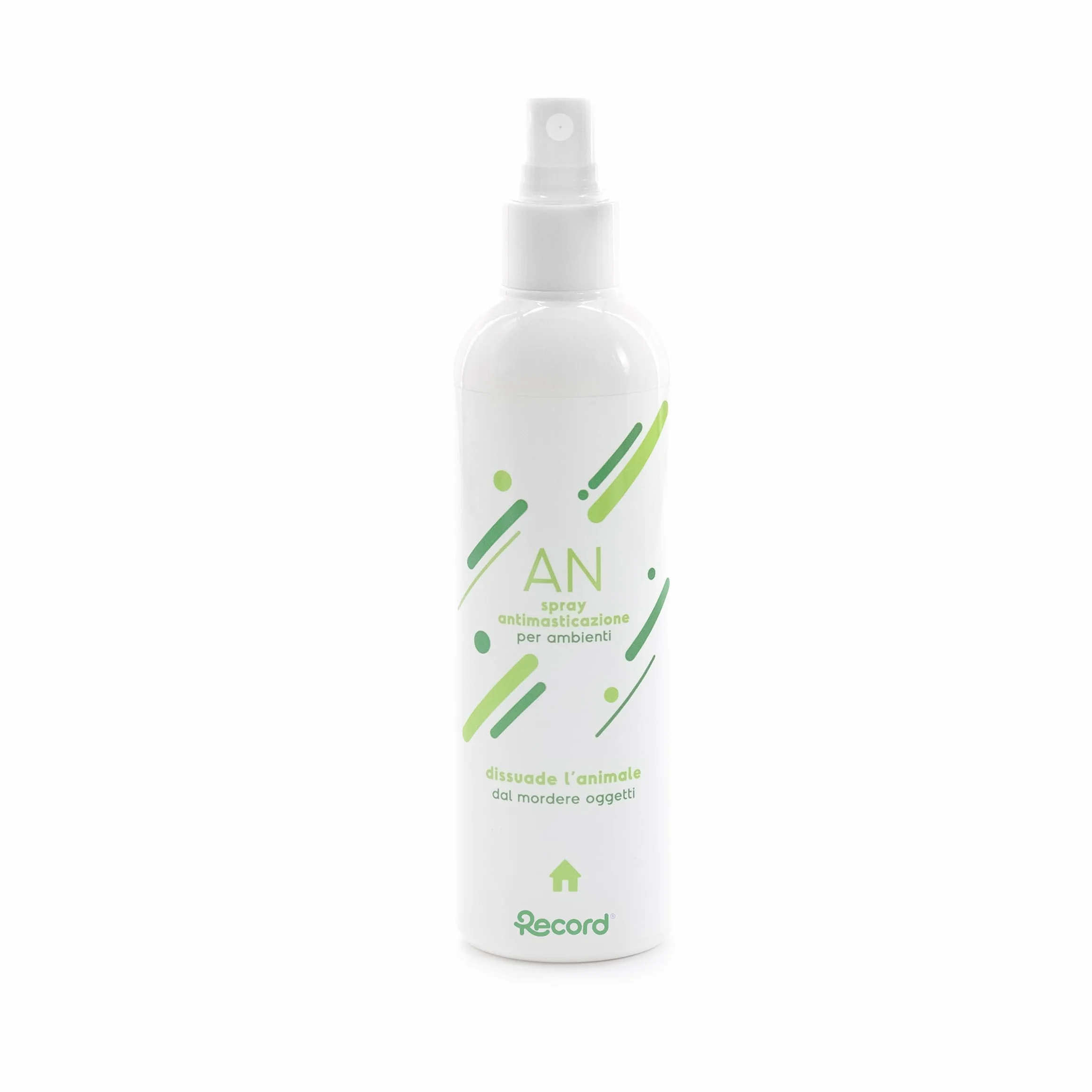 Record - Spray Anti-Masticazione per Cani. Spray Antimorso per Gli Ambienti e Gli Oggetti. Repellente dissuasore dal Sapore sgradevole e Amaro. Made in Italy, 250 ml