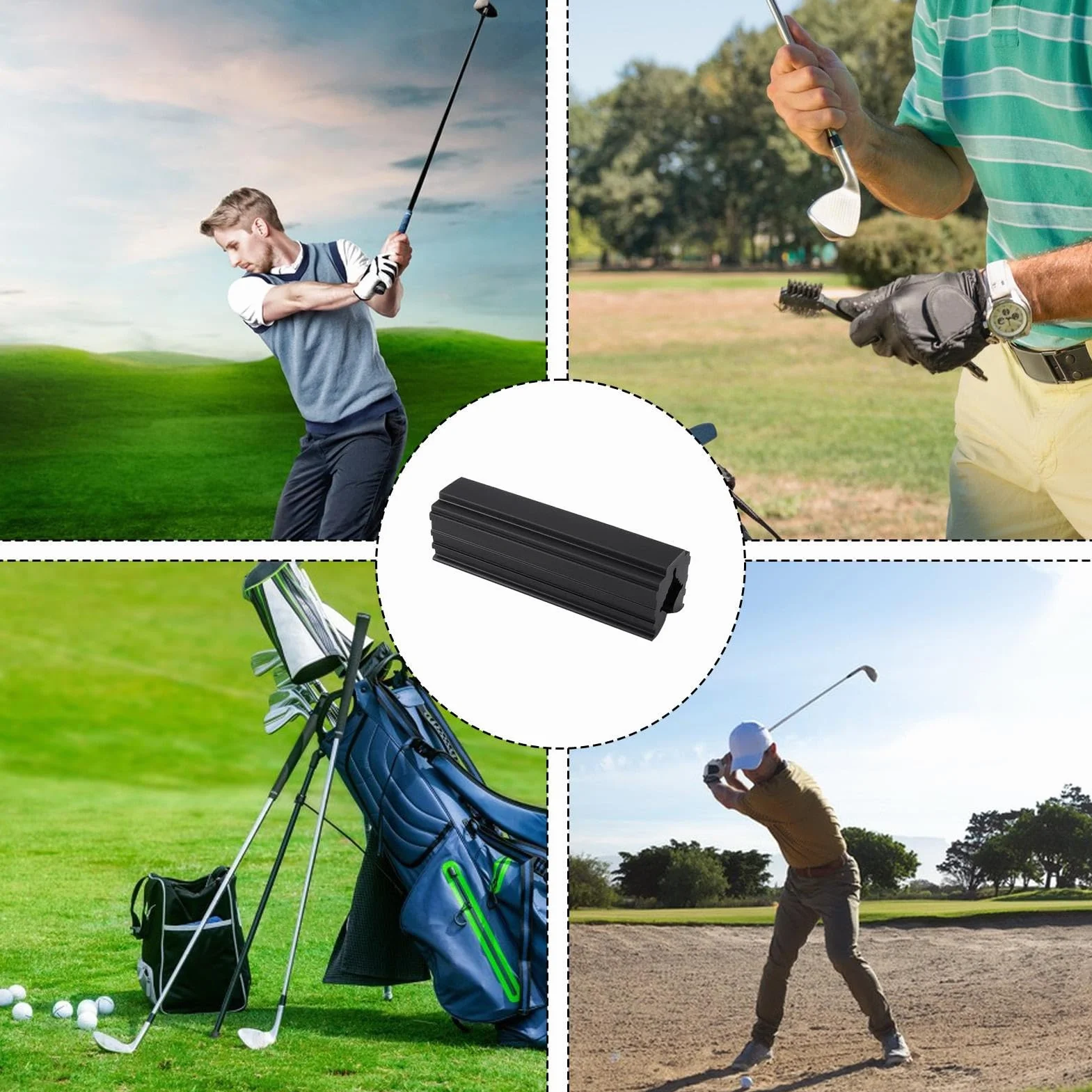Morsetto per morsa in Gomma con Impugnatura da Golf - Strumento Professionale per Sostituzione