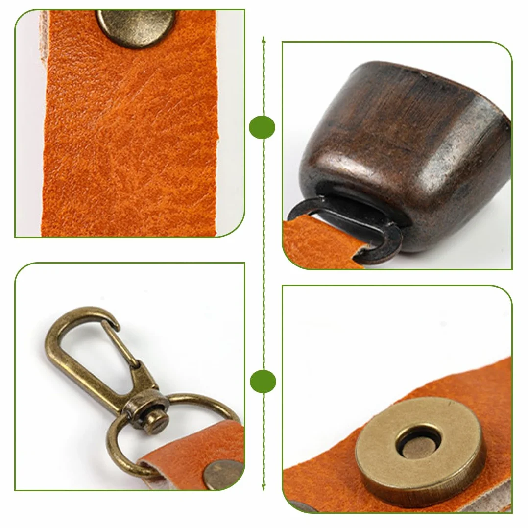 EIHI 2pcs Vintage Campanaccio Mucca Escursionismo Campana Campana Dell'Orso Escursione Campane Campanelli Per Animali Domestici Per Escursioni All'Aperto,Collane Di Animali