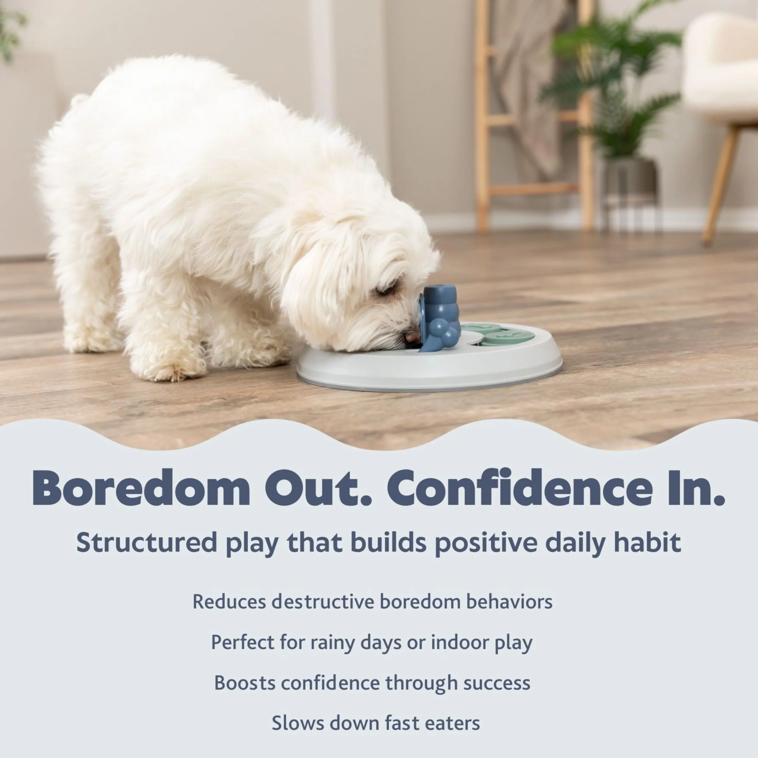 TRIXIE Dog Activity Flip Board – giocattolo intelligente interattivo per cani – stimola il problem-solving, l'arricchimento mentale & la curiosità naturale – ø 23 cm