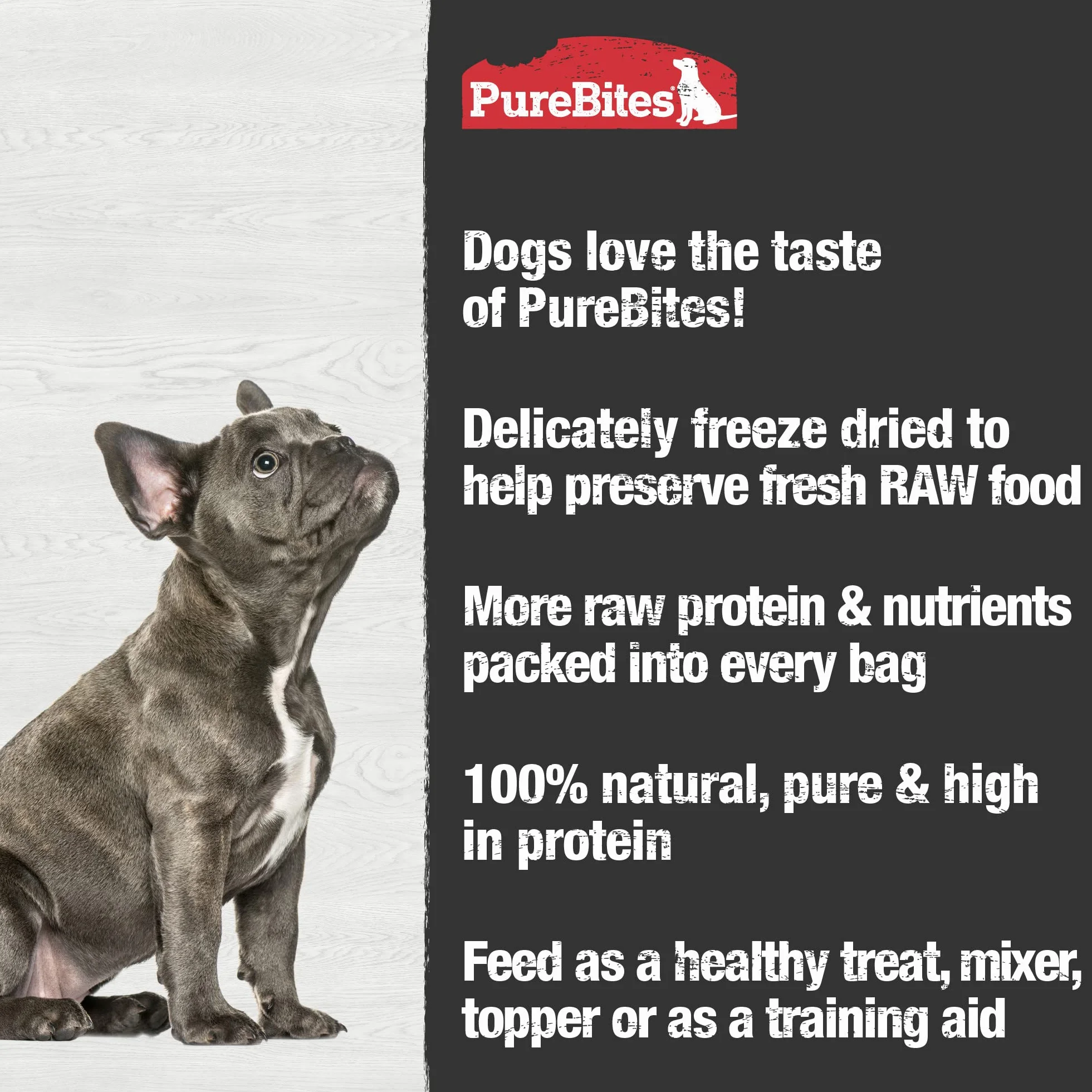 PureBites Dolcetti per cani liofilizzati al pollo, 1 ingrediente, prodotti negli Stati Uniti, 783,8 g
