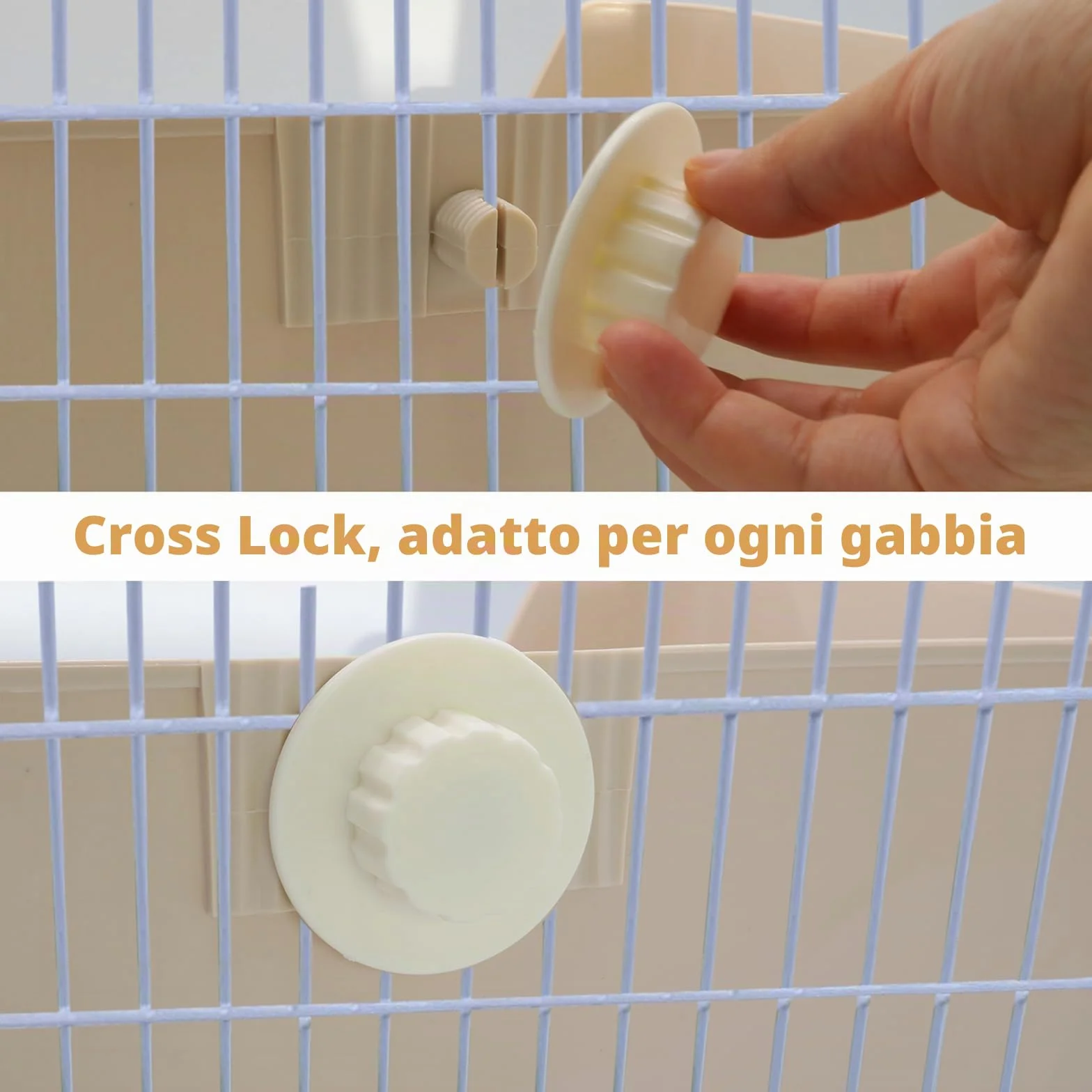 HYLYUN Lettiera per conigli, grande angolo con cassetto estraibile, per casa, gabbia per gatti, con pala durevole per piccoli animali, porcellini d'India