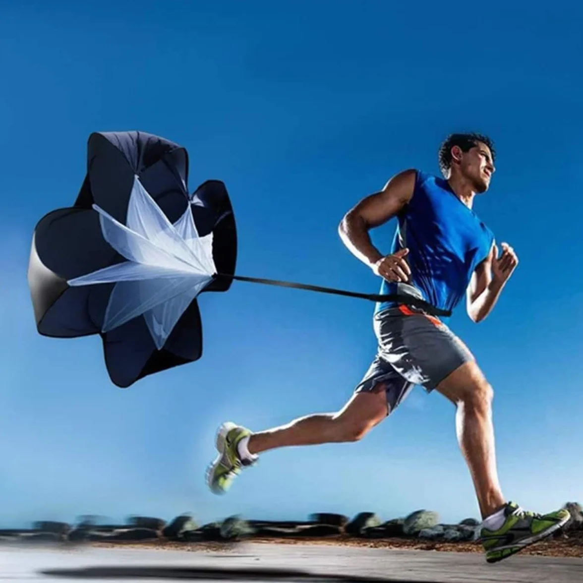 Paracadute di Resistenza 59 Pollici Speed Training per Allenamento Velocità Corsa