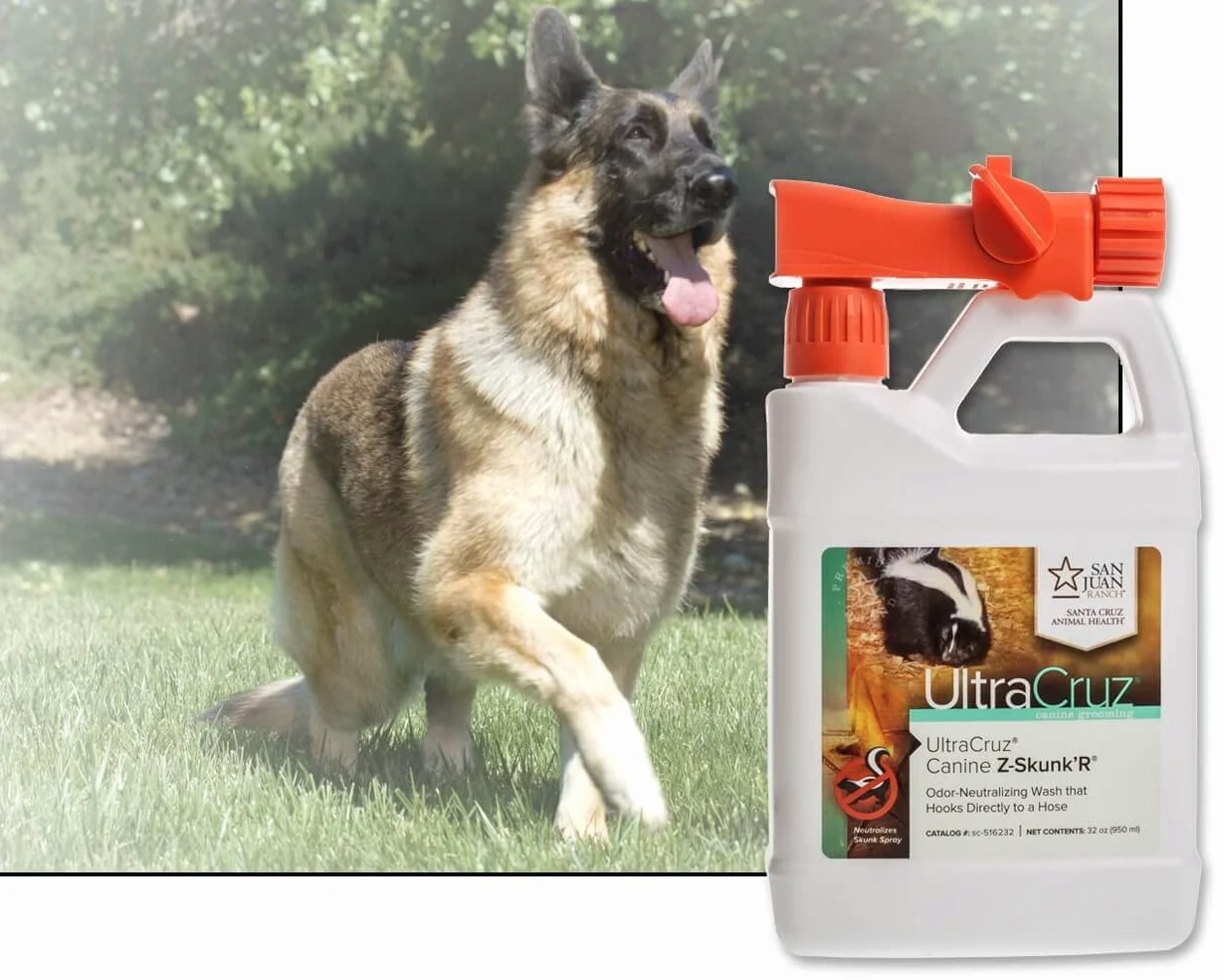 UltraCruz Shampoo per Cani Z-Skunk'R per Cani, 0,9 l con Applicatore da Viaggio