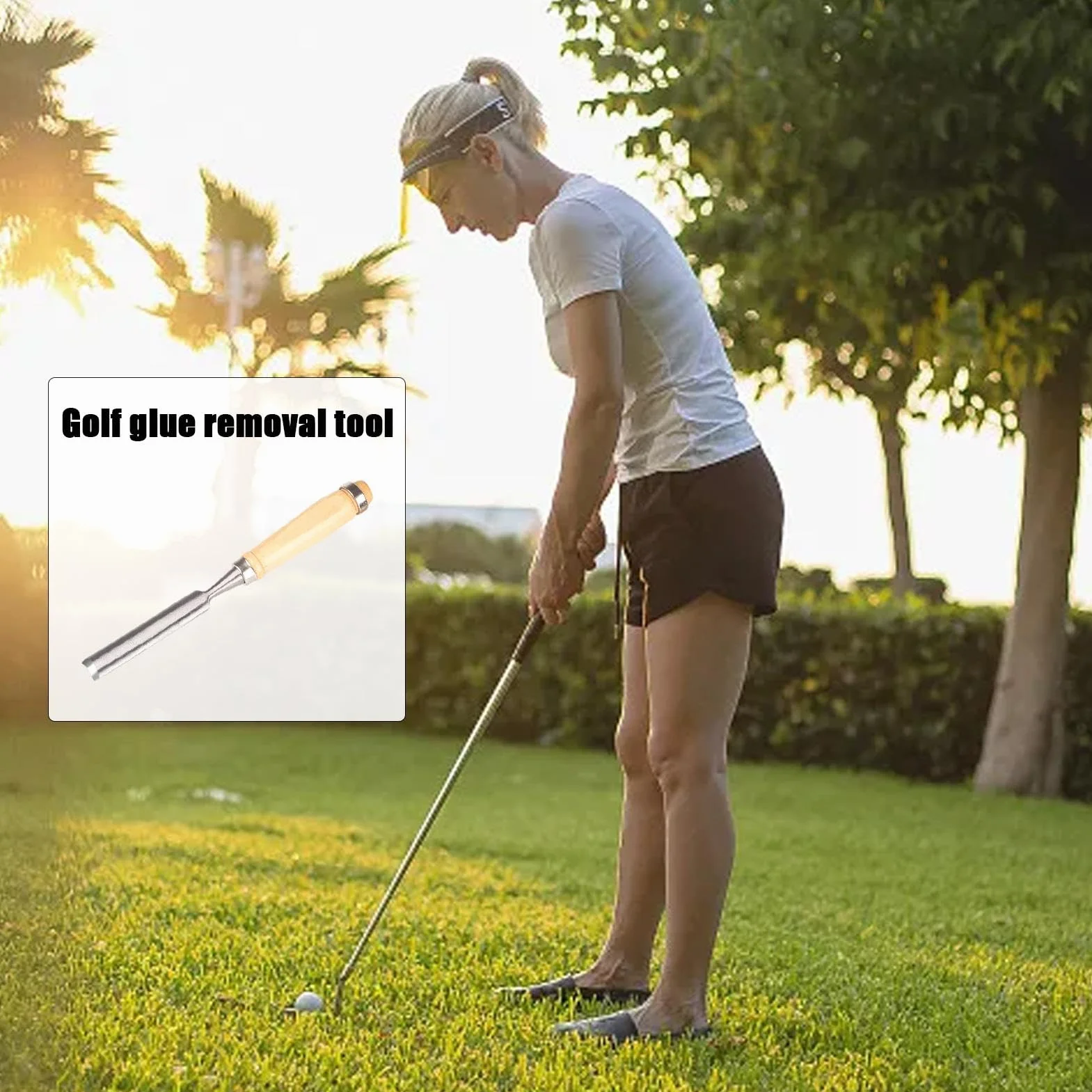 Narzędzie do usuwania taśmy z uchwytu golfowego, bezpieczne usuwanie taśmy golfowej