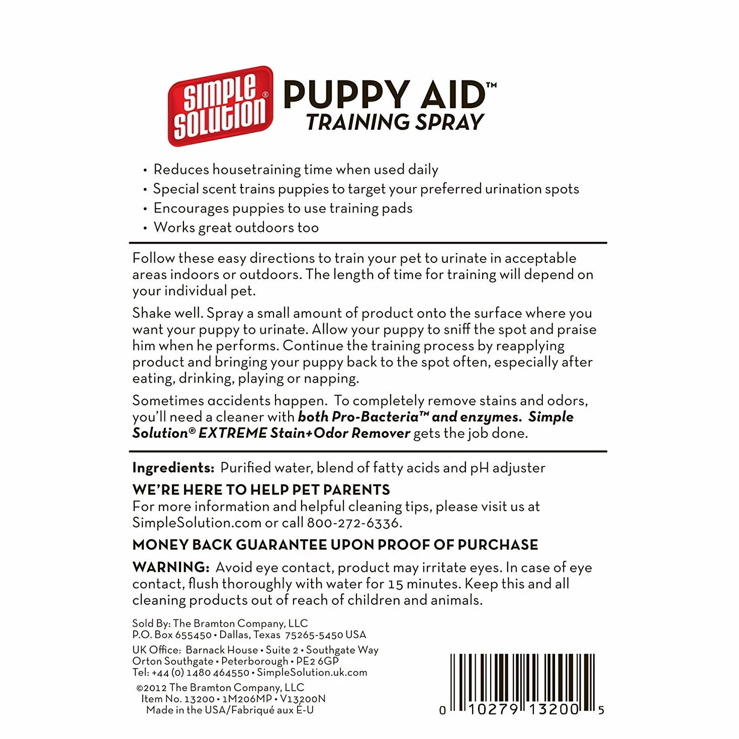 Simple Solution per Cani, Spray Addestramento Cucciolo taglia piccola- 500 ml