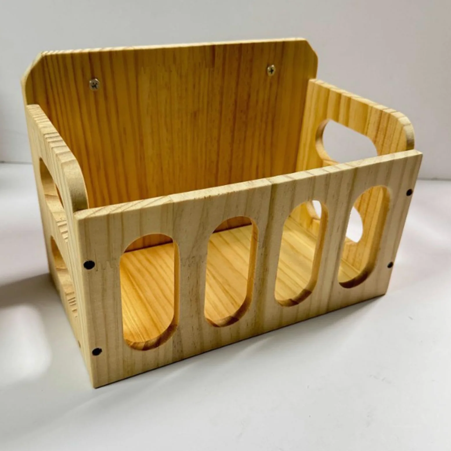 Mangiatoia Portatile in Legno per Conigli, Ricci, Furetti E Criceti.