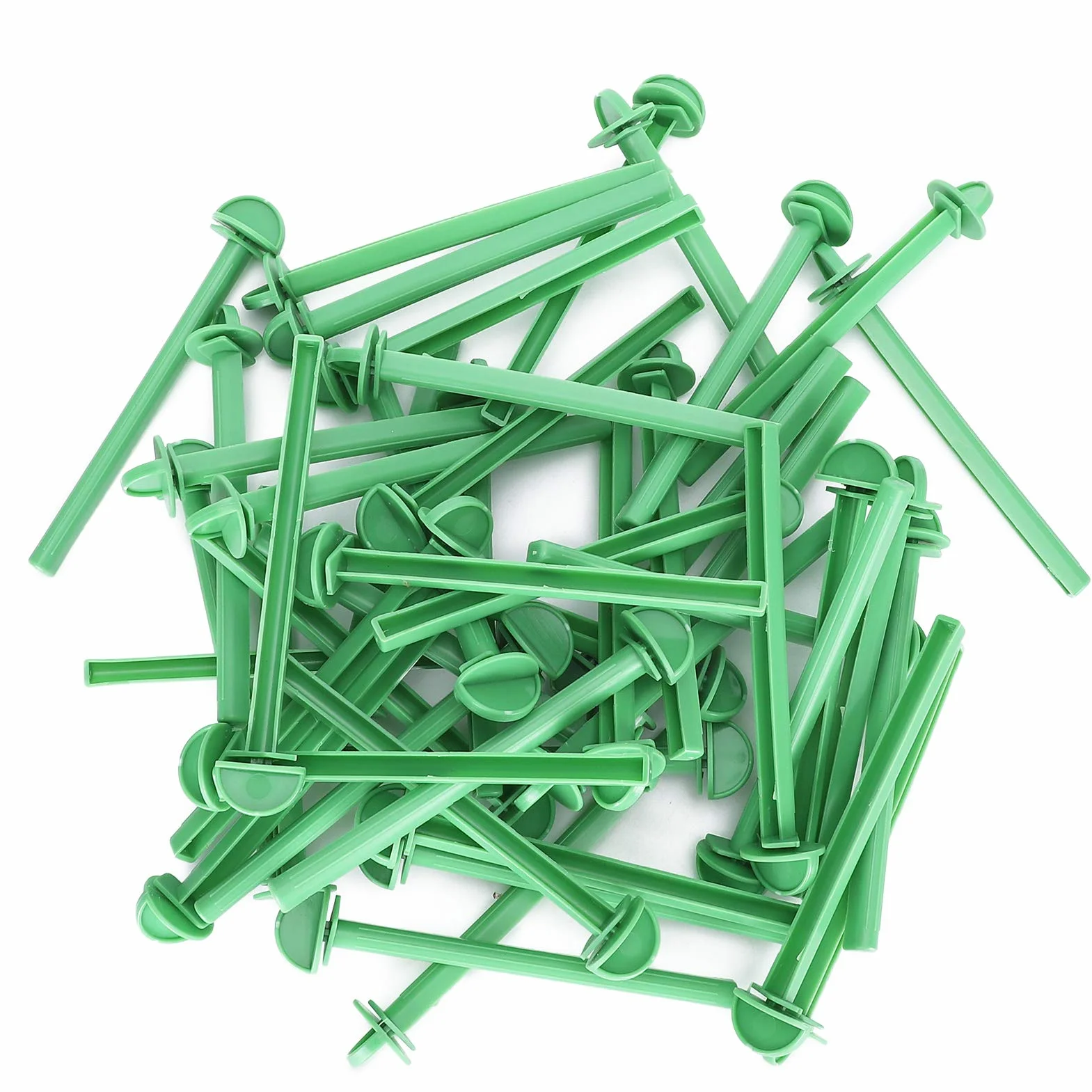 Bastone da Appoggio per Gabbie Uccelli, 50 Pezzi, Accessorio per Posatoi Pappagalli Parrocchetti, Materiale Plastica, Superficie Antiscivolo, Facile Installazione, Per Vo