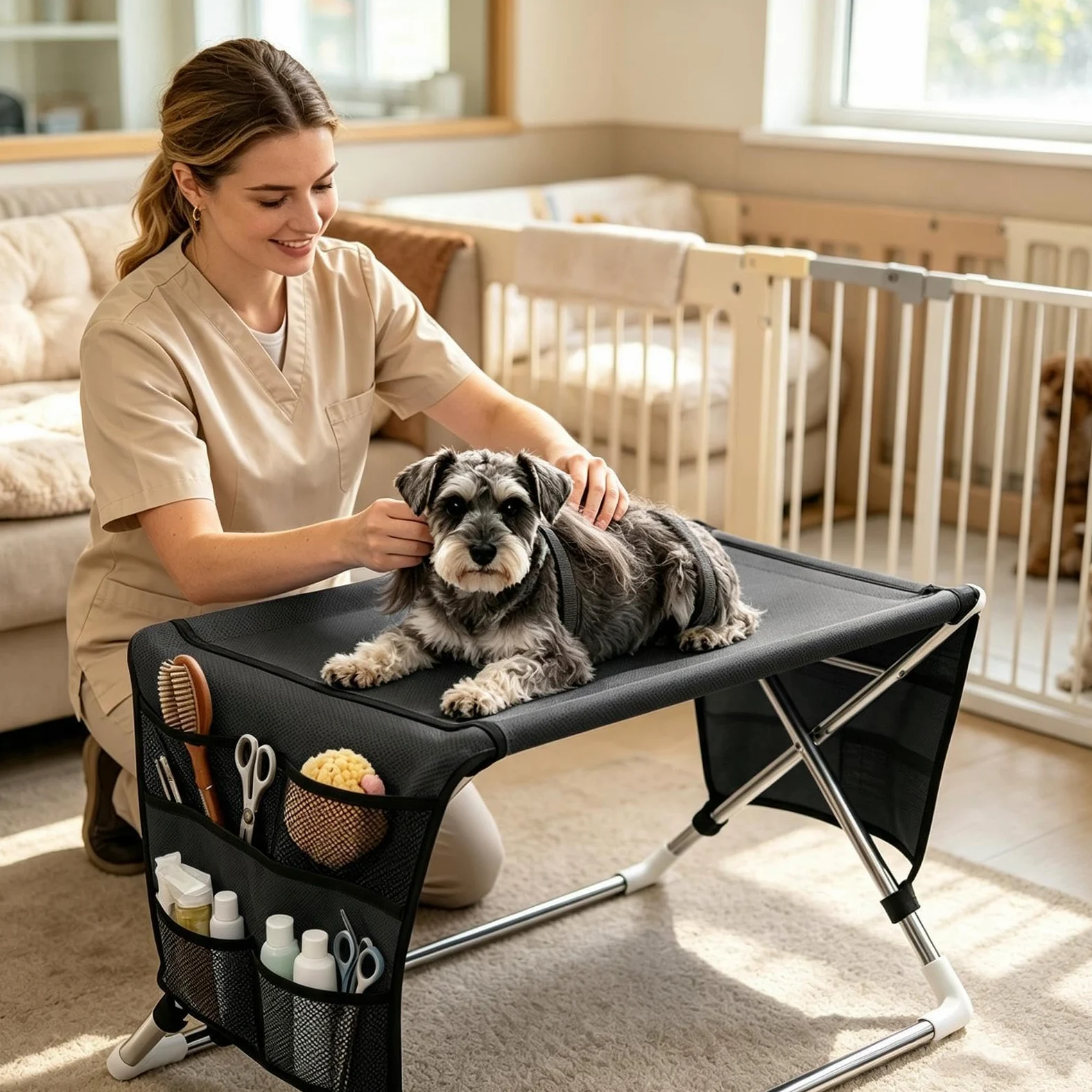 Amaca Per Taglio Unghie Cane Imbracatura Tavolo Bagno Toeletta Animali | Amaca Lettino Cuccioli Bagno Per Casa Interni Soggiorno Appartamento Bagno Canile Veterinario Dopo Passeggiata