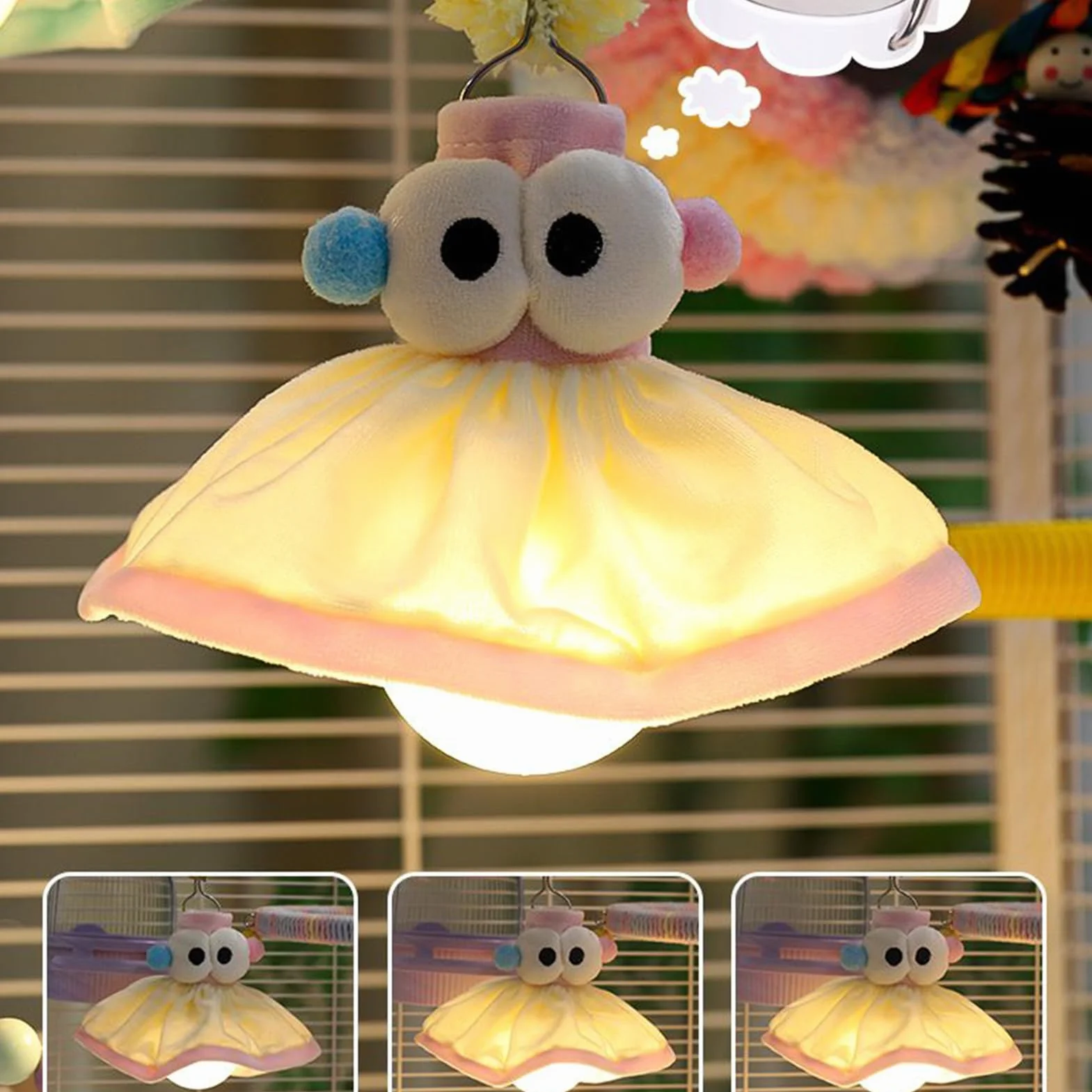 Luci aviarie per uccelli luce gabbia lampade decorazione domestica
