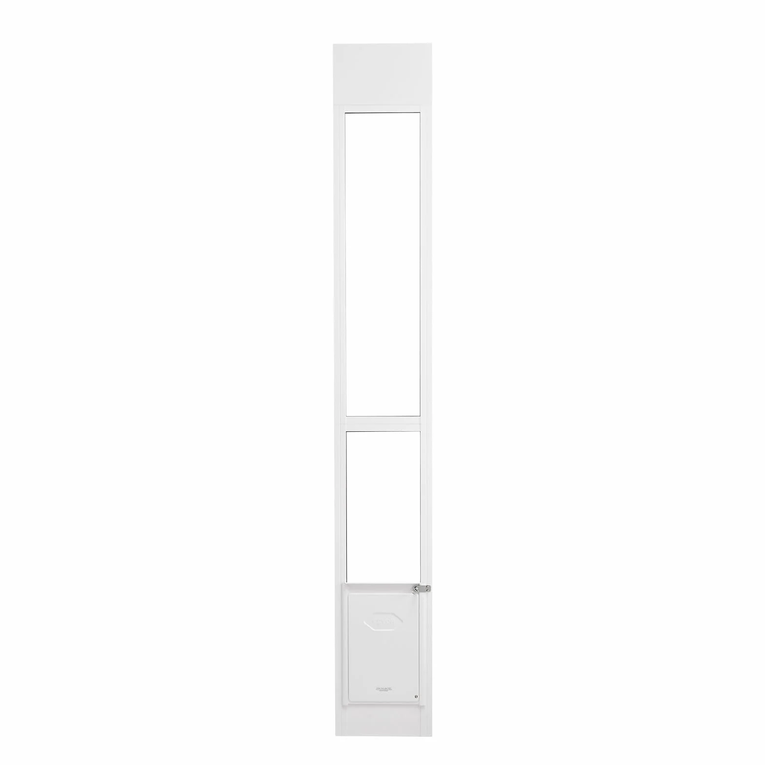 VEVOR Porta per Cani Scorrevoli in Vetro Altezza Regolabile 1927-2049mm, Vetro Temperato con Telaio in Alluminio