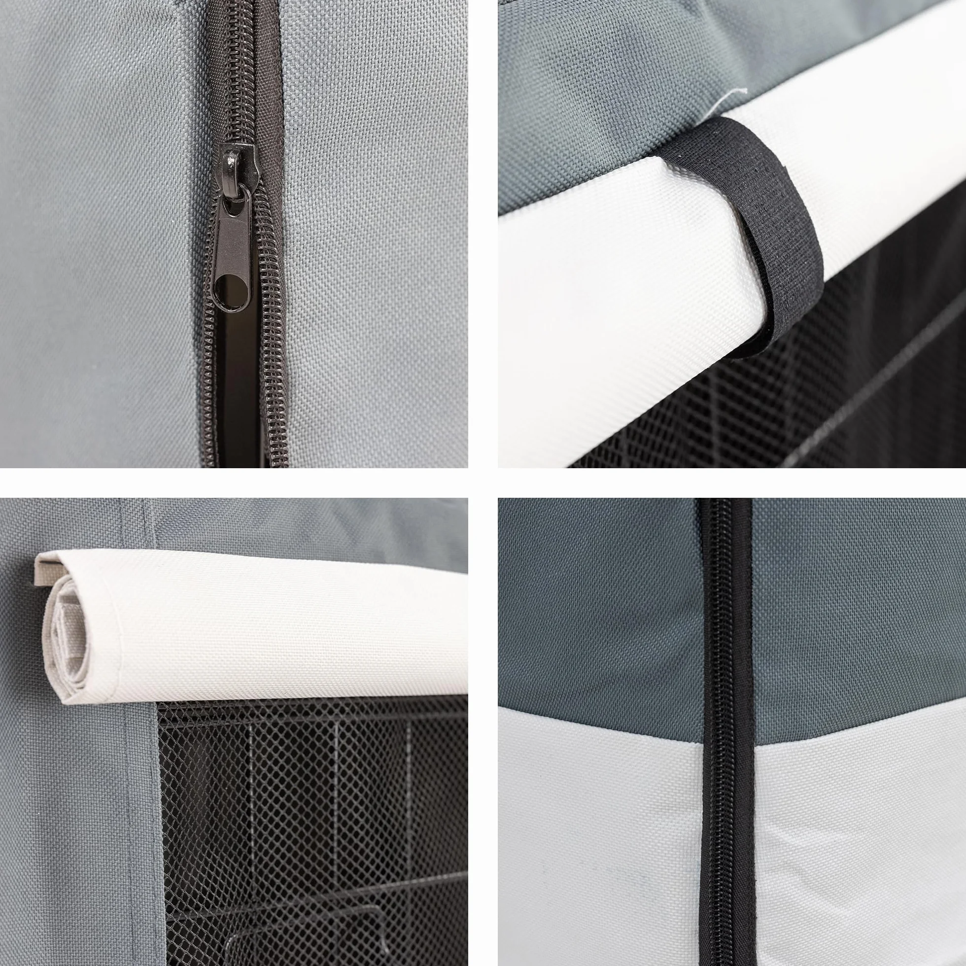 MaxxPet Copertura per Gabbia per Cani Impermeabile 78x48x56 cm Nero