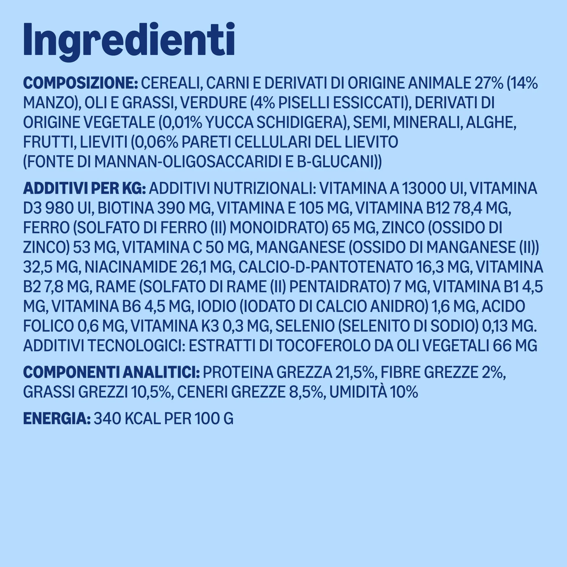 Amazon Alimento secco completo per cani adulti ricco di manzo con piselli 20 kg