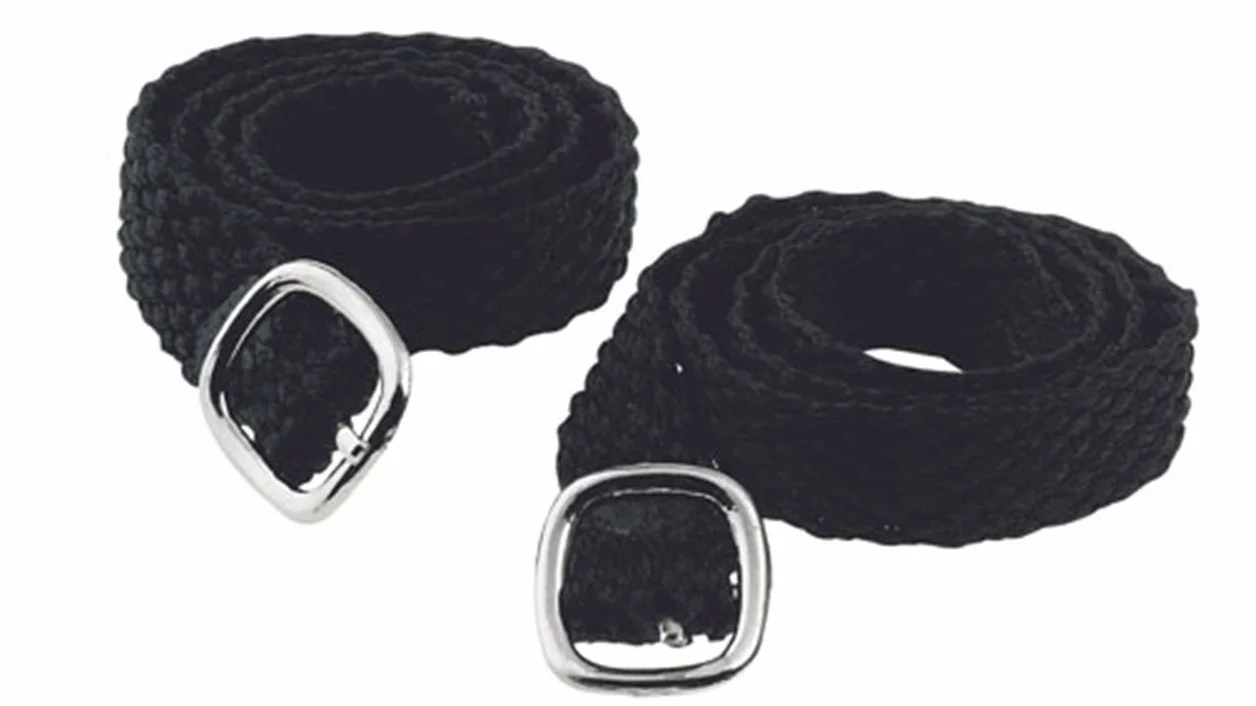 HKM Cinturini per speroni, 1 Paio Nero One Size