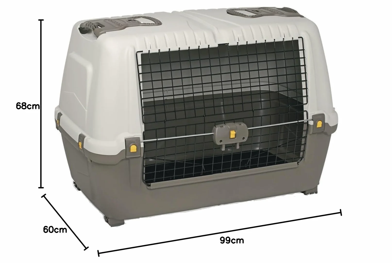 Mps Skudo Car 100, Trasportino per cani, omologato auto dimensioni 99 x 60 x 68 cm