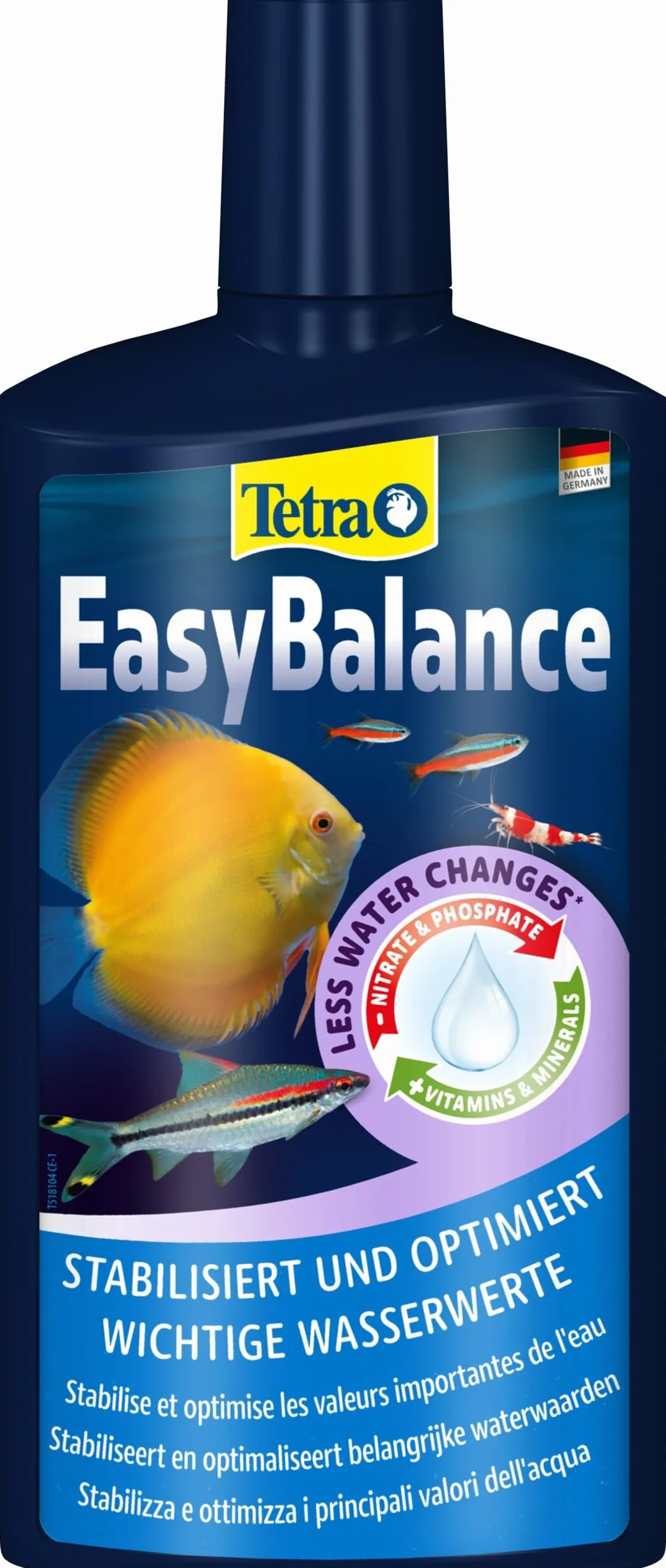 Tetra EasyBalance 500 ml Cura Acquario Biologicamente Sana Riduce Cambi d'Acqua