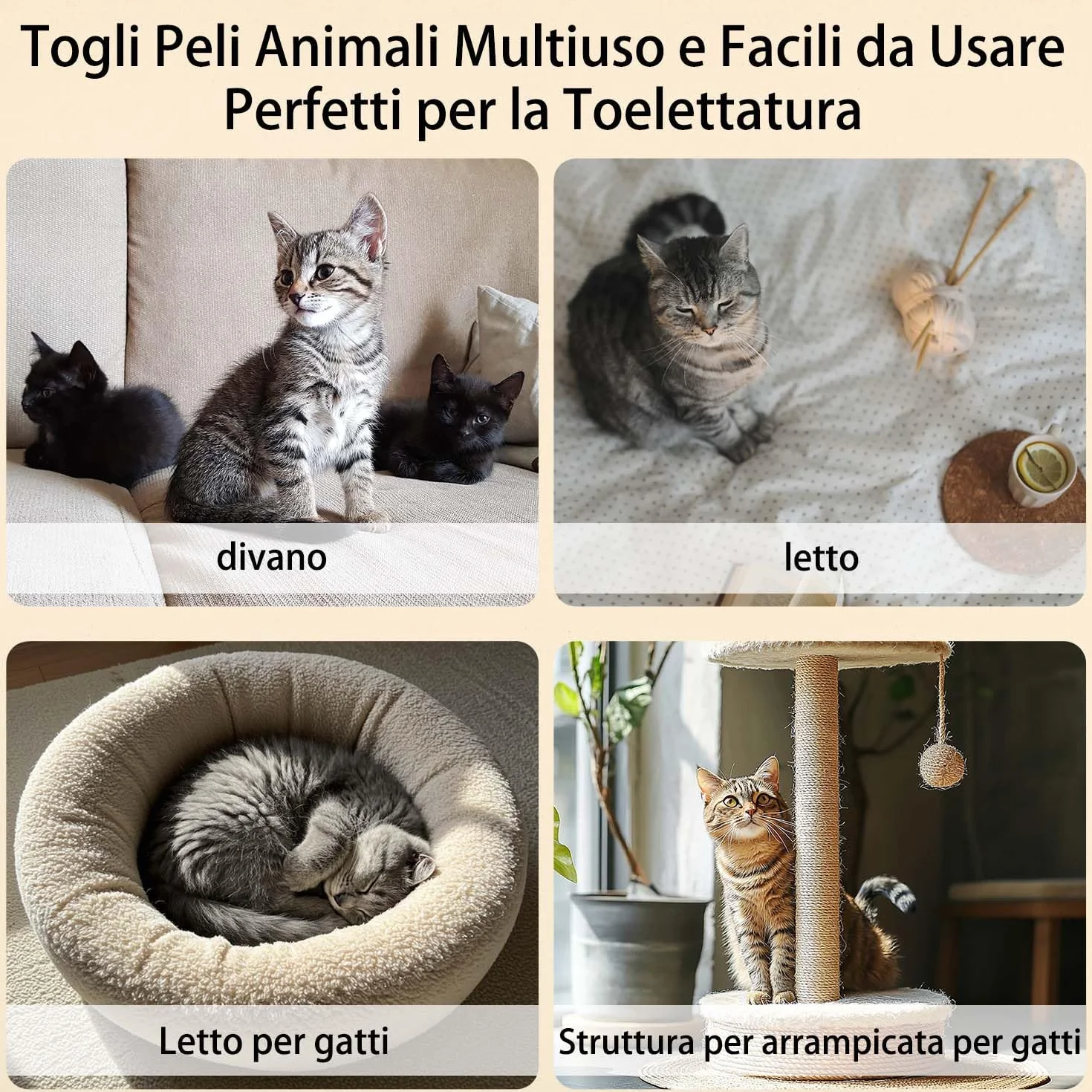 2 Guanto Peli Gatto, Guanto Peli Cane per la Rimozione dei Peli di Animali Domestici, per il Lavaggio dei Peli di Animali Domestici, Guanto Leva Peli Animali per la Pulizia dei Tappeti e dei Divani