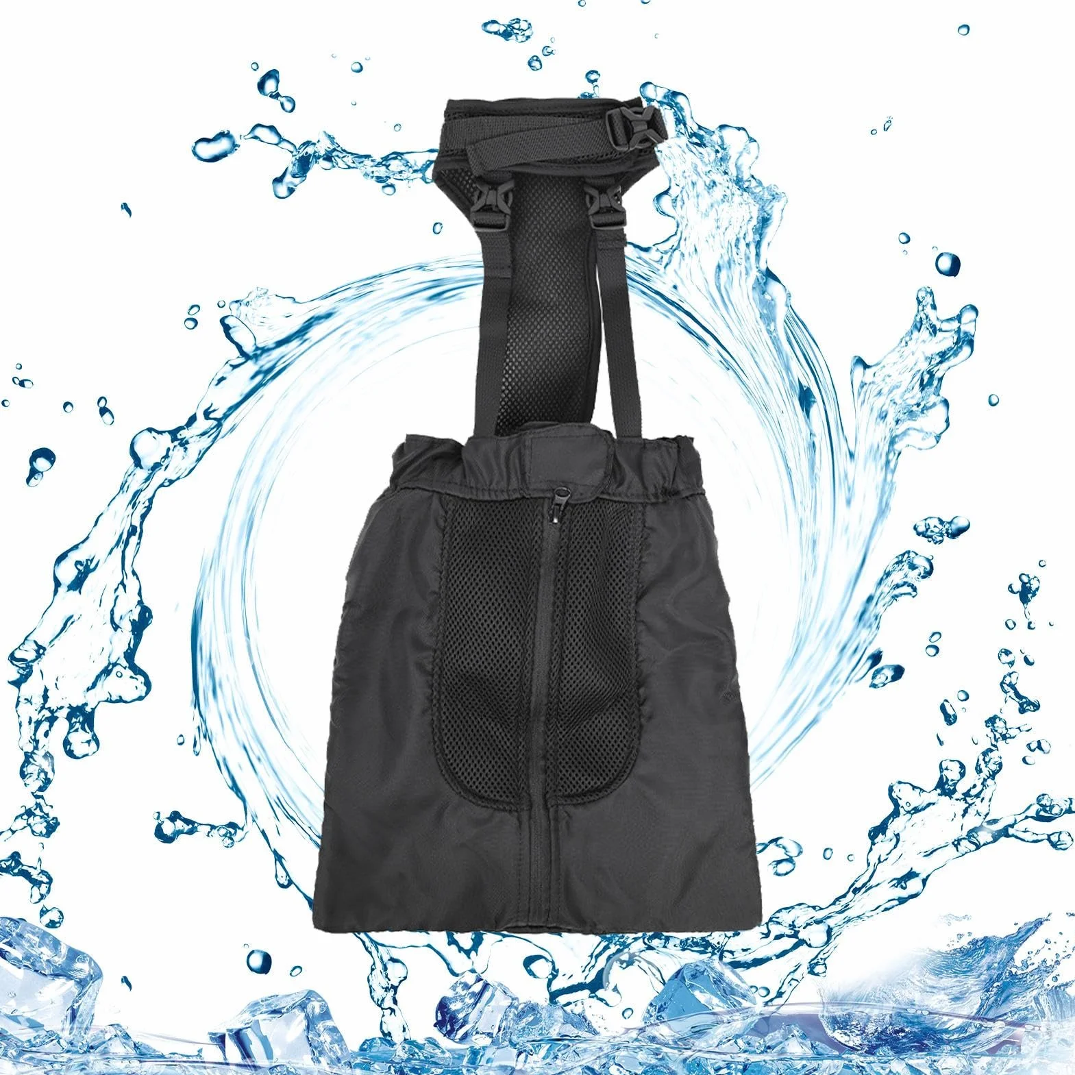 Borsa per Cani, Borsa per Recupero Alternativo della Sedia a rotelle, per Gambe Posteriori e Posteriori, Traspirante, Regolabile, Protettiva, per Proprietari di Animali Domestici, Cani feriti