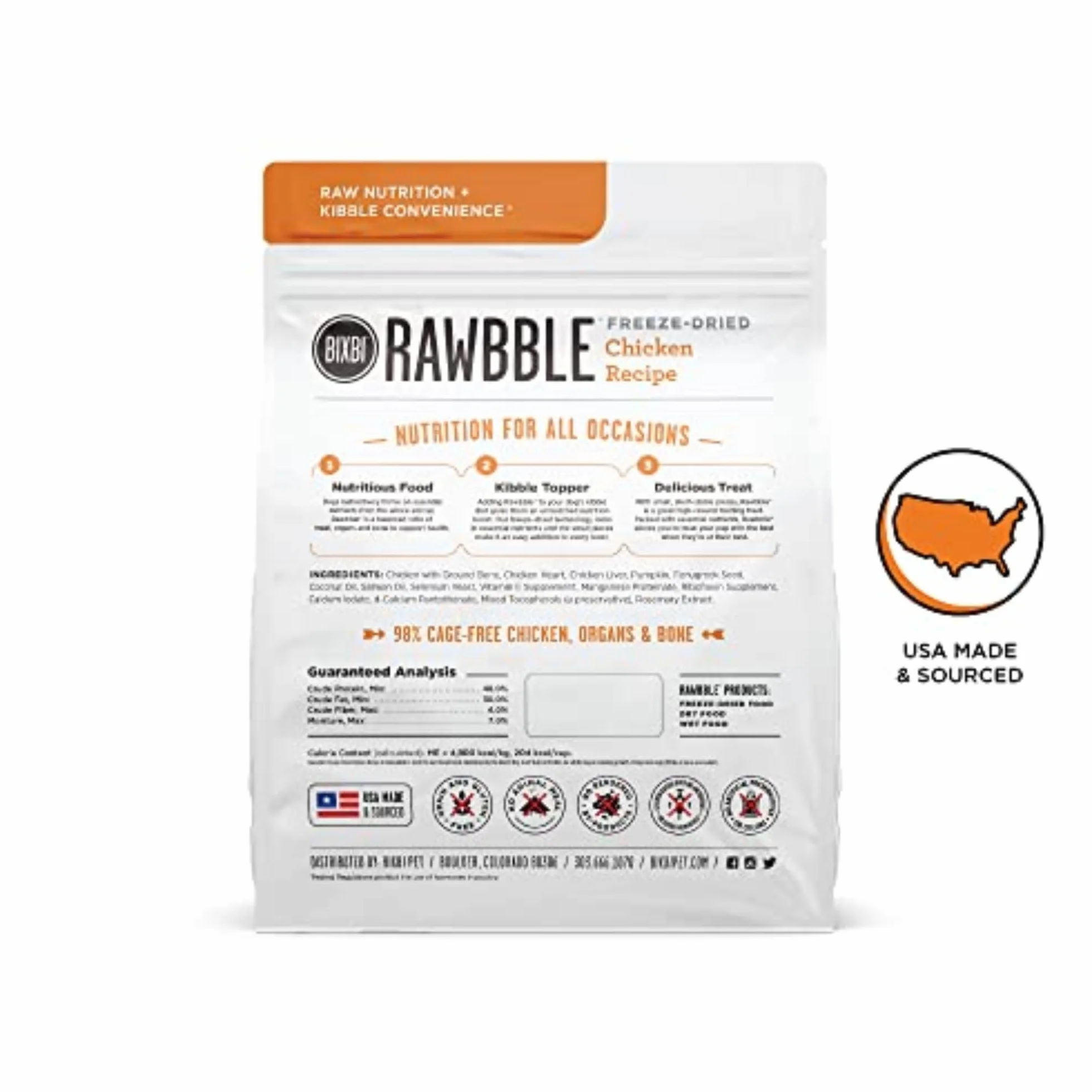 BIXBI Rawbble all-Natural liofilizzati Dog Food