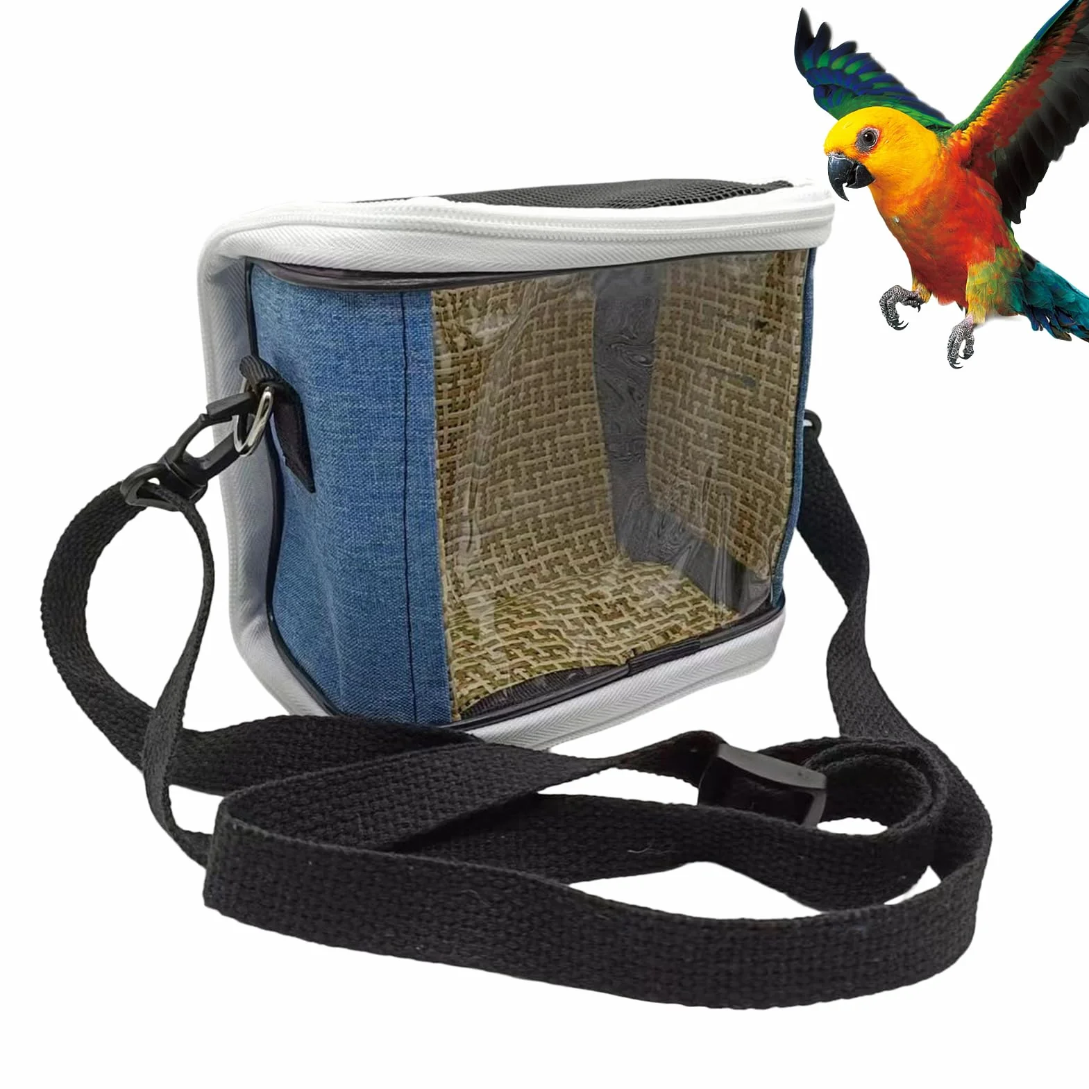Borsa da viaggio per uccelli, calopsitta, gabbia da viaggio per parrocchetti | per, parrocchetti, visite veterinarie, brevi viaggi a piedi, genitori, amanti degli animali, addestratori, volontari