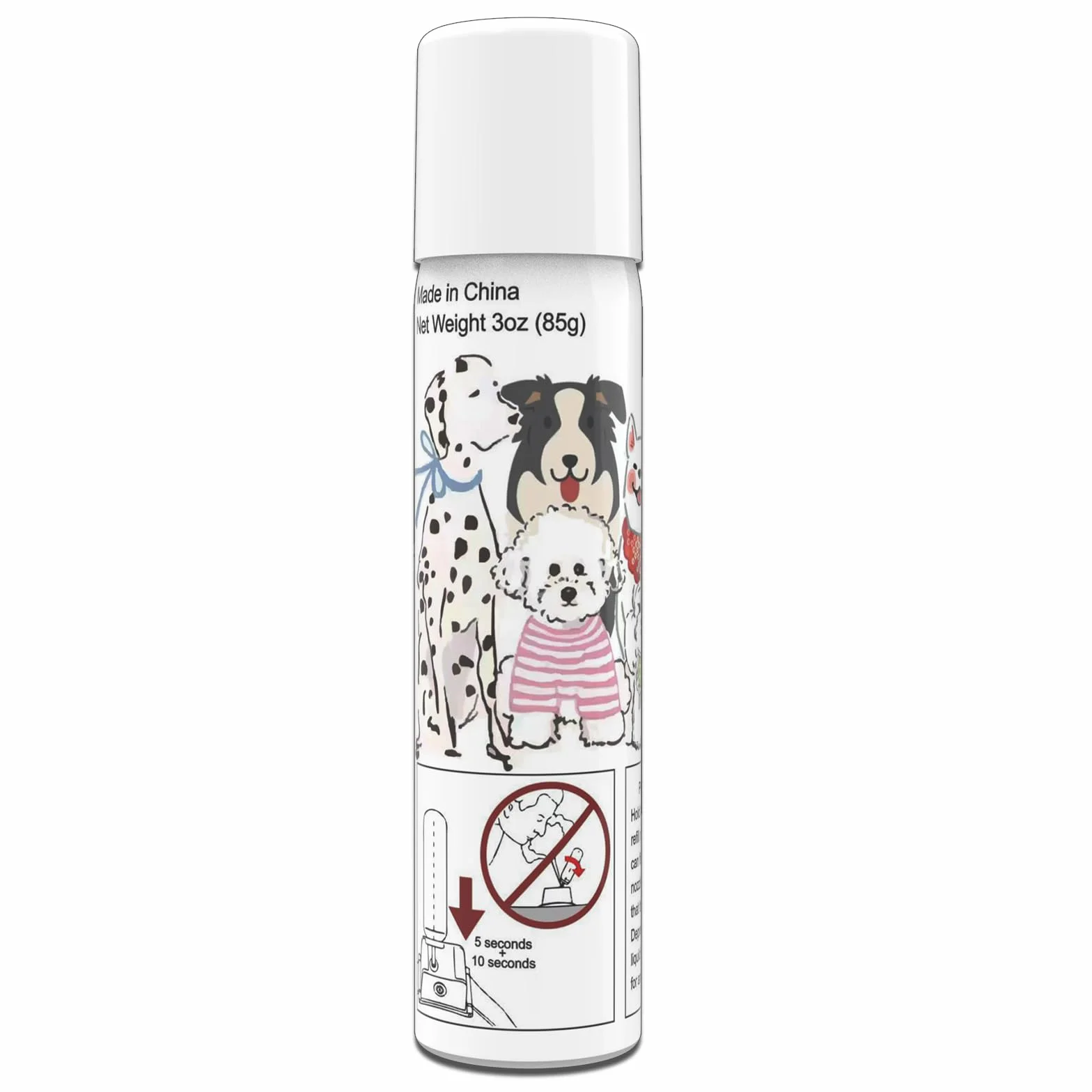 Citronella Spray Ricarica per Tutte Le Altre Marche Citronella Spray Dog Training Collar, Bark Control e Remote Trainer, Umano e Sicuro Spray, 90 ml/lattina (1 Lattina)