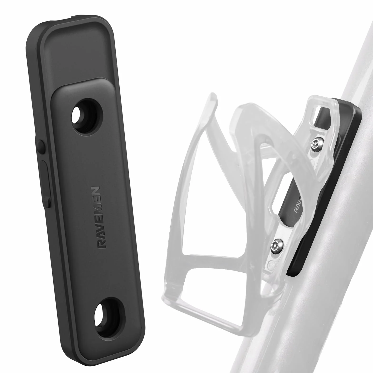 Ravemen Bike Tracker compatibile con Apple Find My, localizzatore GPS antifurto ricaricabile per biciclette, durata di 8 mesi, accessori nascosti sotto la bottiglia (solo iOS)