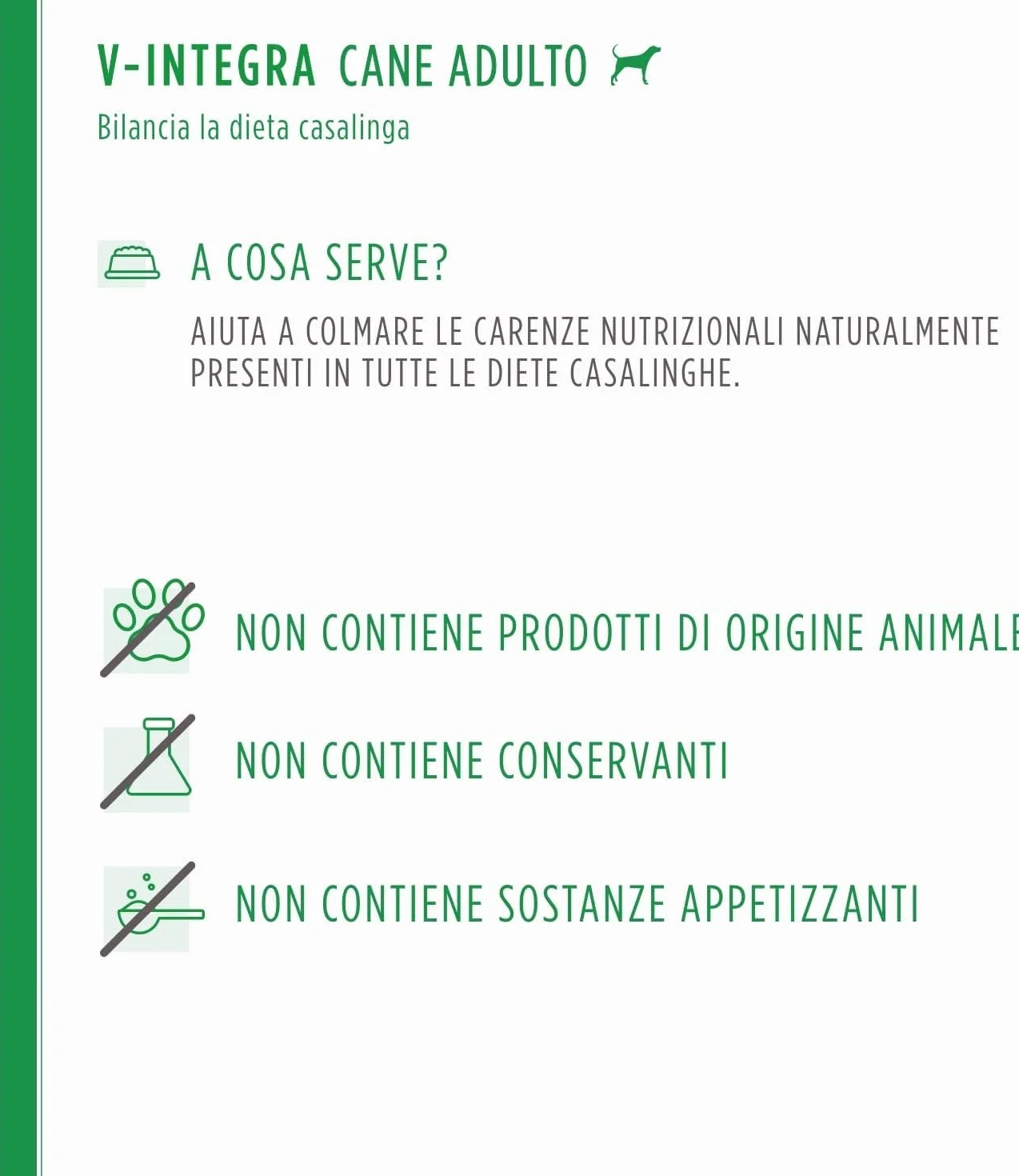 V-INTEGRA Cane Adulto 500g Integratore Completo Ricco di Vitamine e Minerali per Dieta Casalinga e BARF