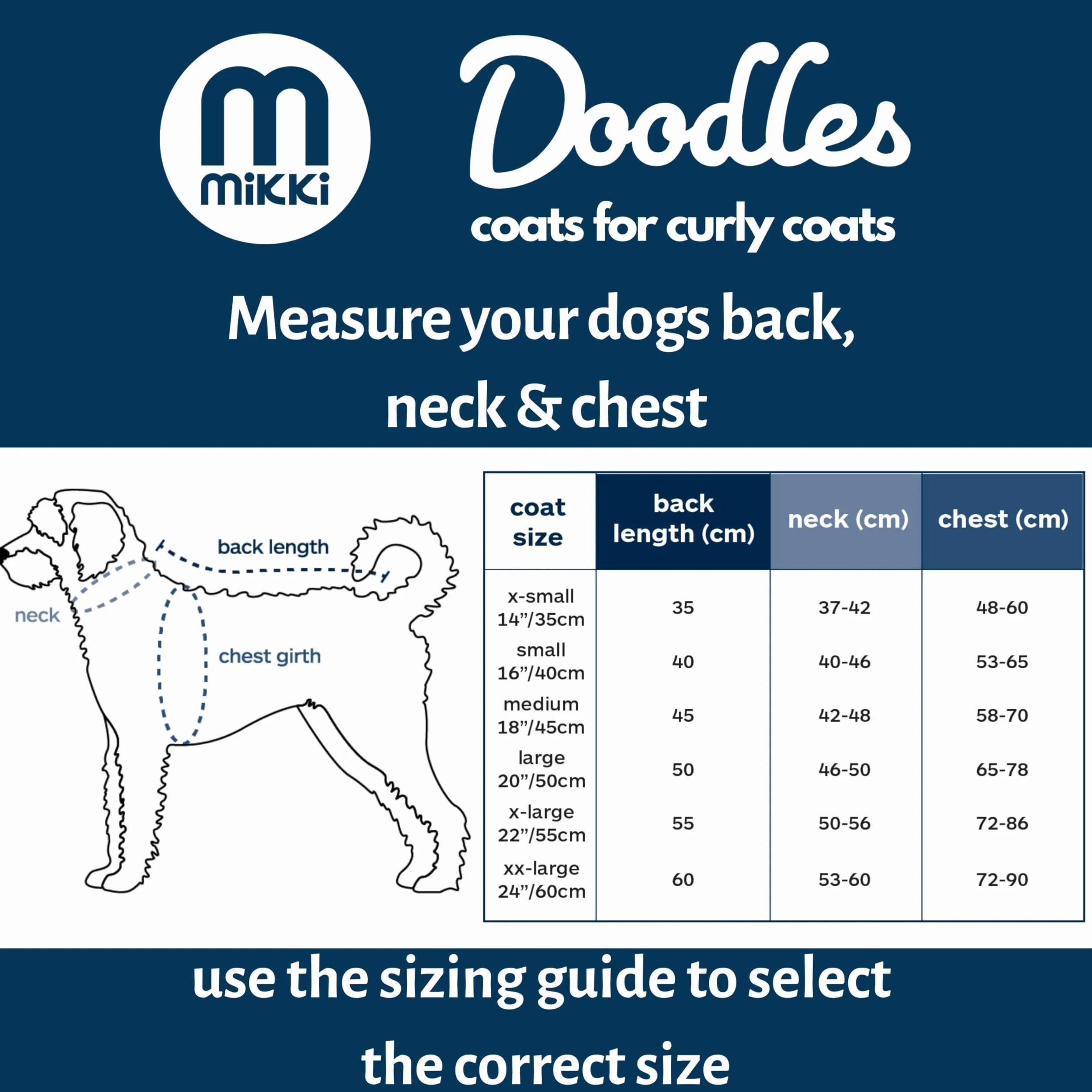 Mikki Doodles - Impermeabile per cani, impermeabile, antivento, fodera setosa, meno attrito, meno nodi e grovigli, taglia L
