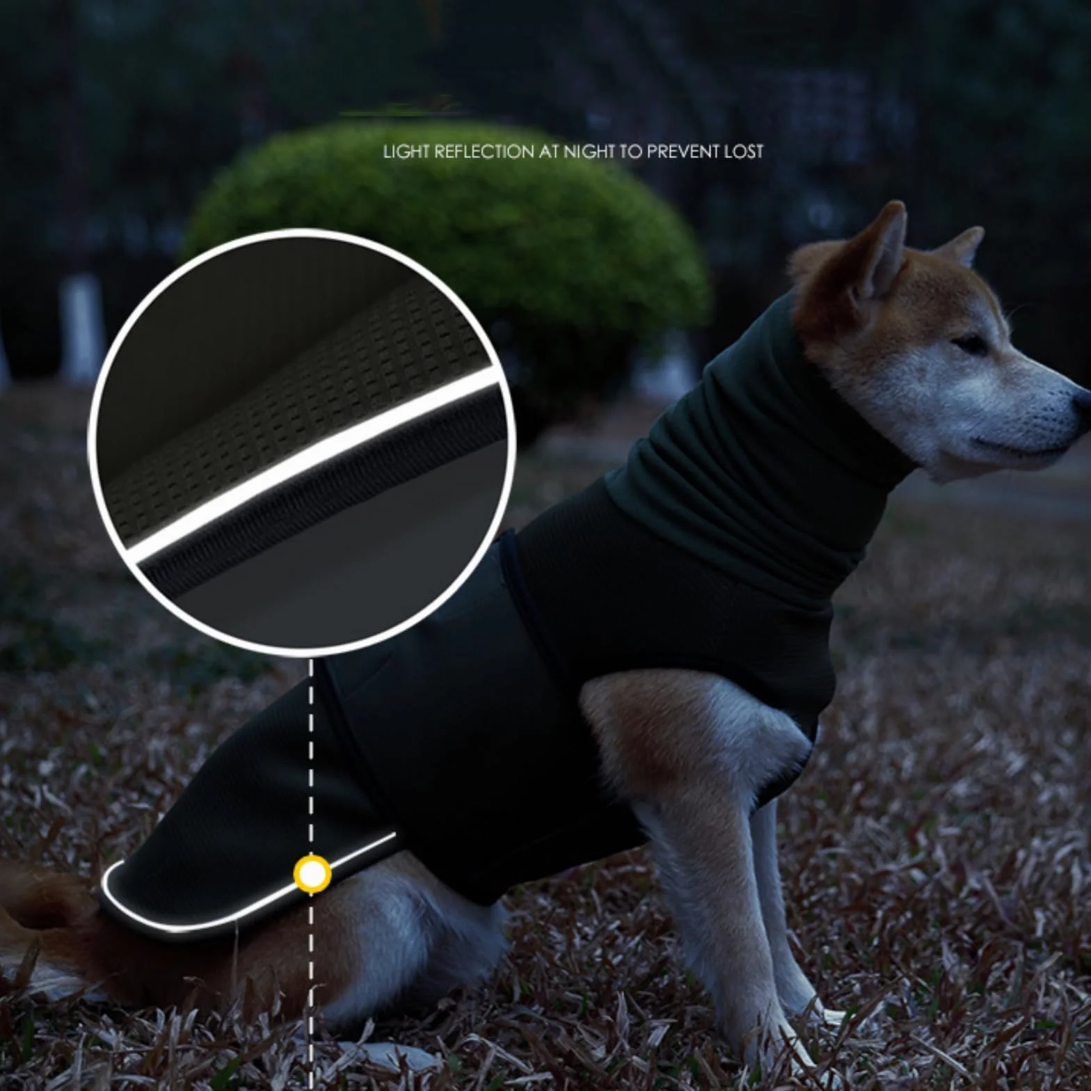 Yanmucy Cappotto calmante per cani 2 in 1 con snood regolabile per ansia fuochi d'artificio