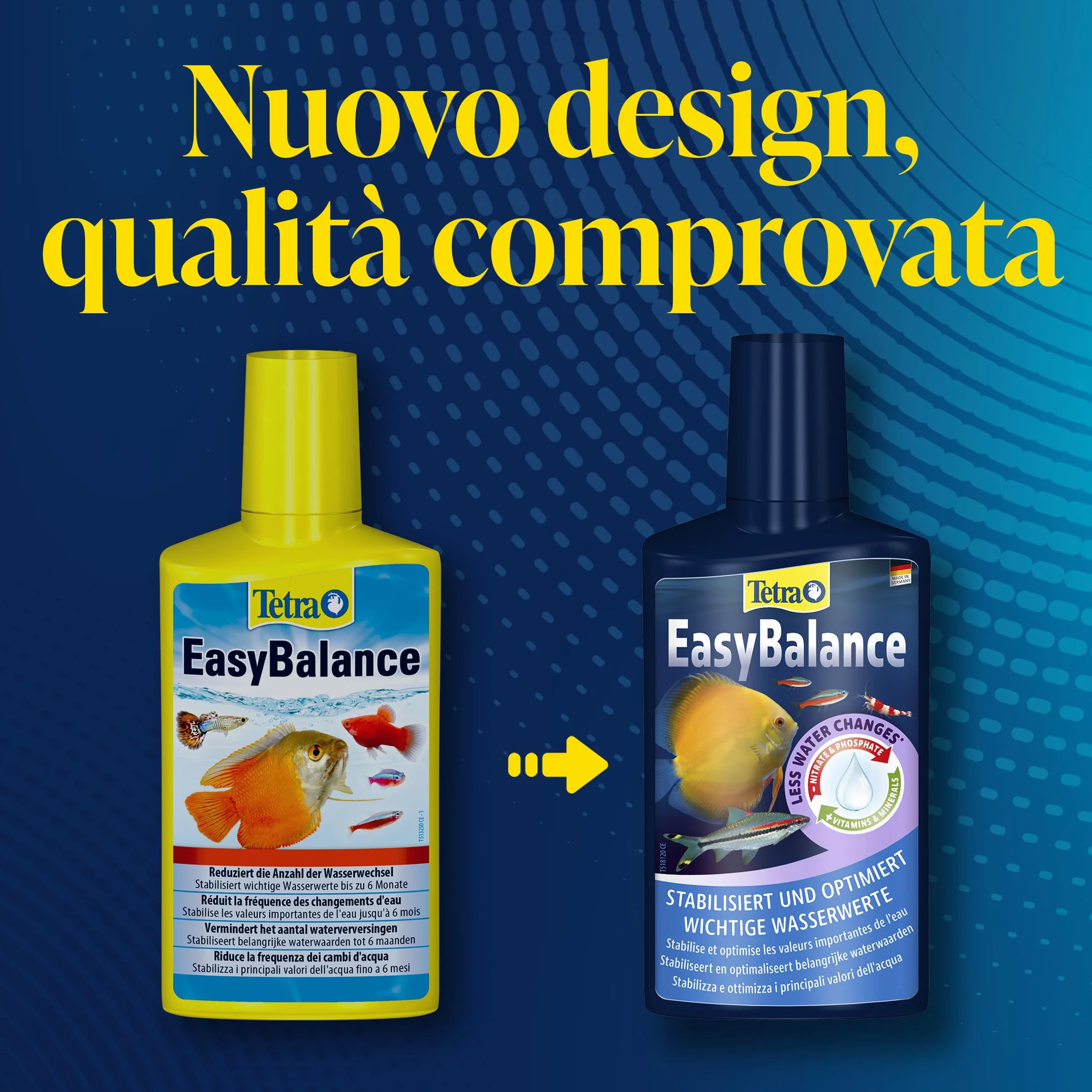 Tetra EasyBalance 500 ml Cura Acquario Biologicamente Sana Riduce Cambi d'Acqua