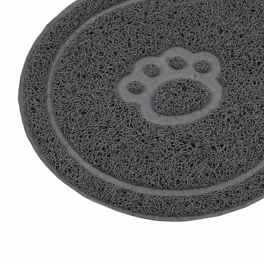 PARENCE.- Tappetino antiscivolo per cani e gatti – Fondo ciotola 46x26 cm – Protezione del pavimento e cibo pulito – Ingombro e design dei pesci