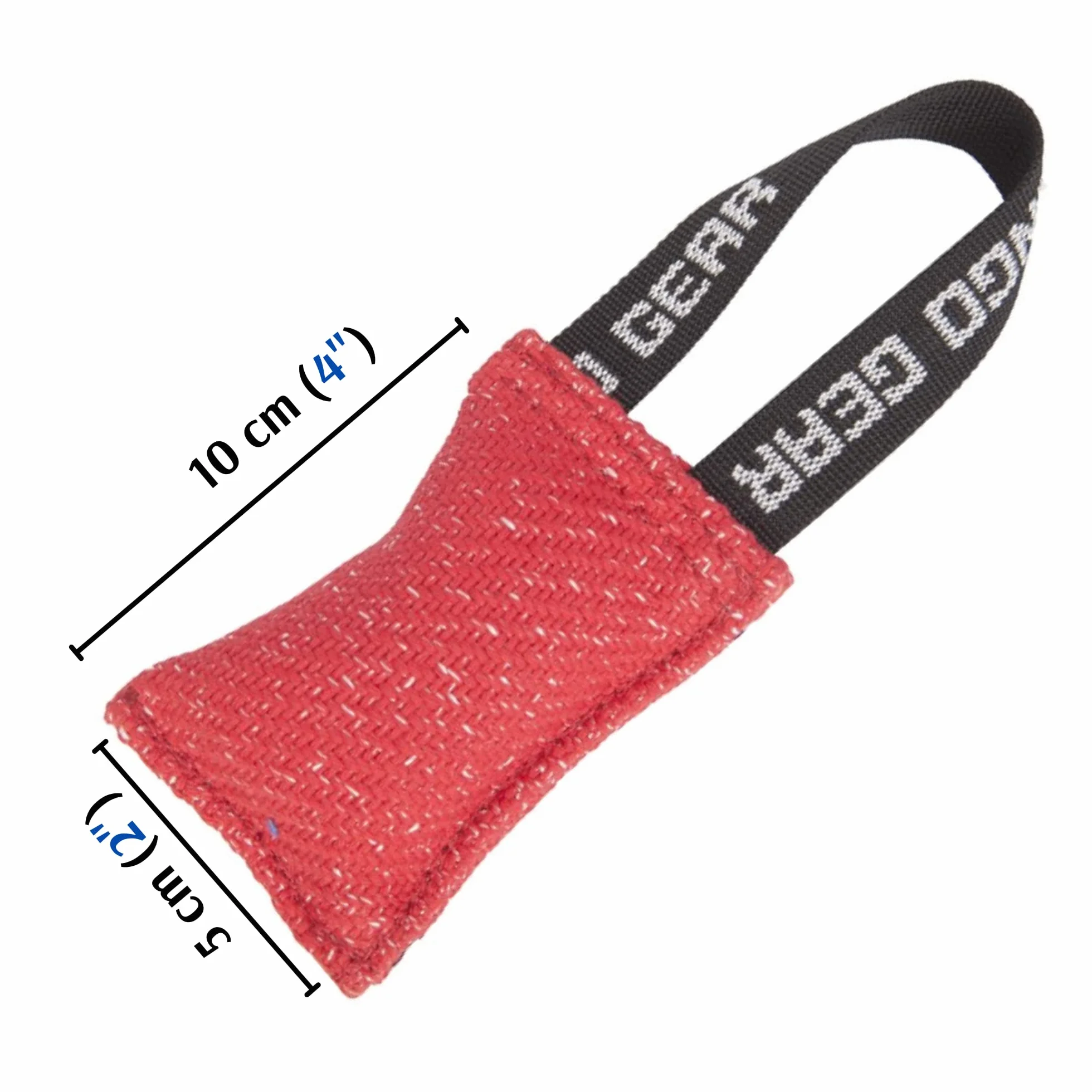 Dingo Gear - Tug in Tela Francese - 5x10 cm - Rosso