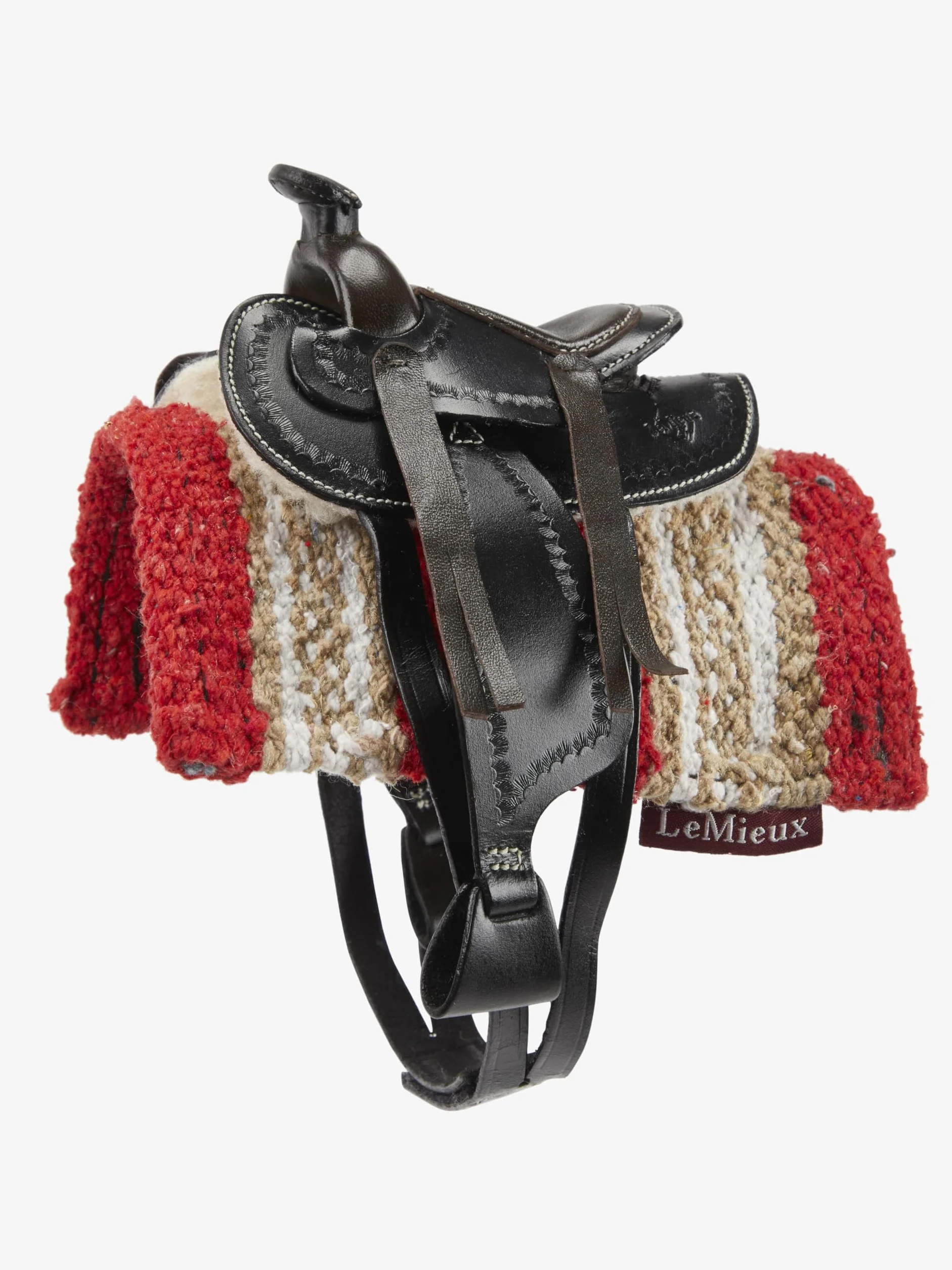 LeMieux Toy Pony - Sella western, giocattolo educativo, età 3+, in pelle