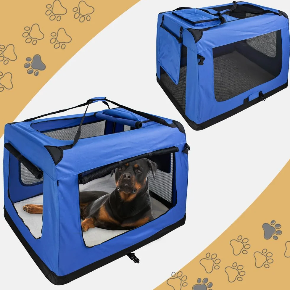 Petigi, trasportino pieghevole per cane o gatto, per auto