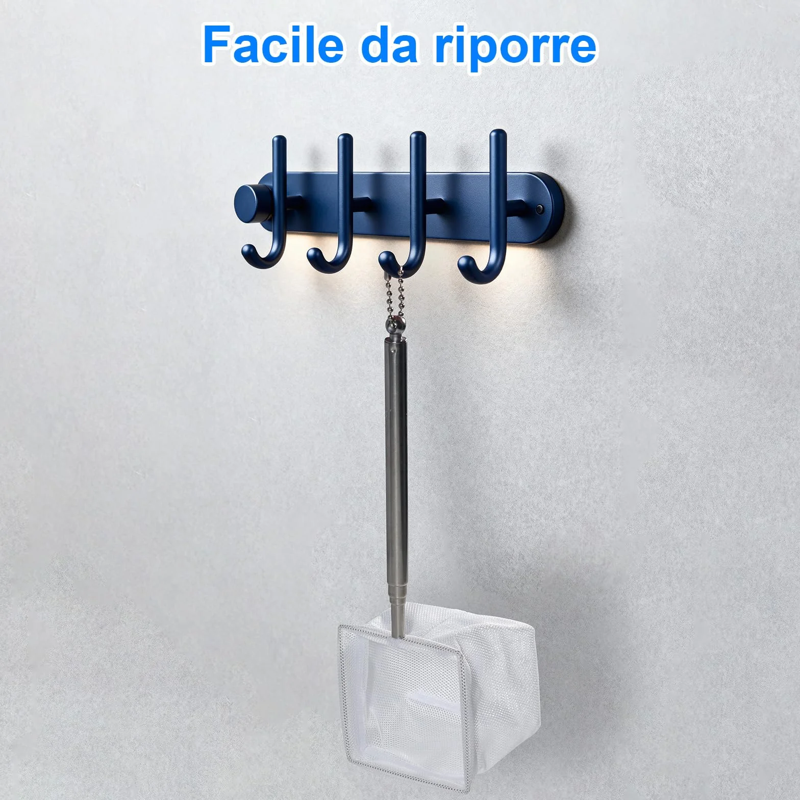 Set di 2 Retini Mini Acquario con Manico in Acciaio Inossidabile – Rete da Pesca a Maglia Fine con Manico Telescopico (13-40 cm) per Acquario, Stagno e Pulizia (8x6,5 cm)