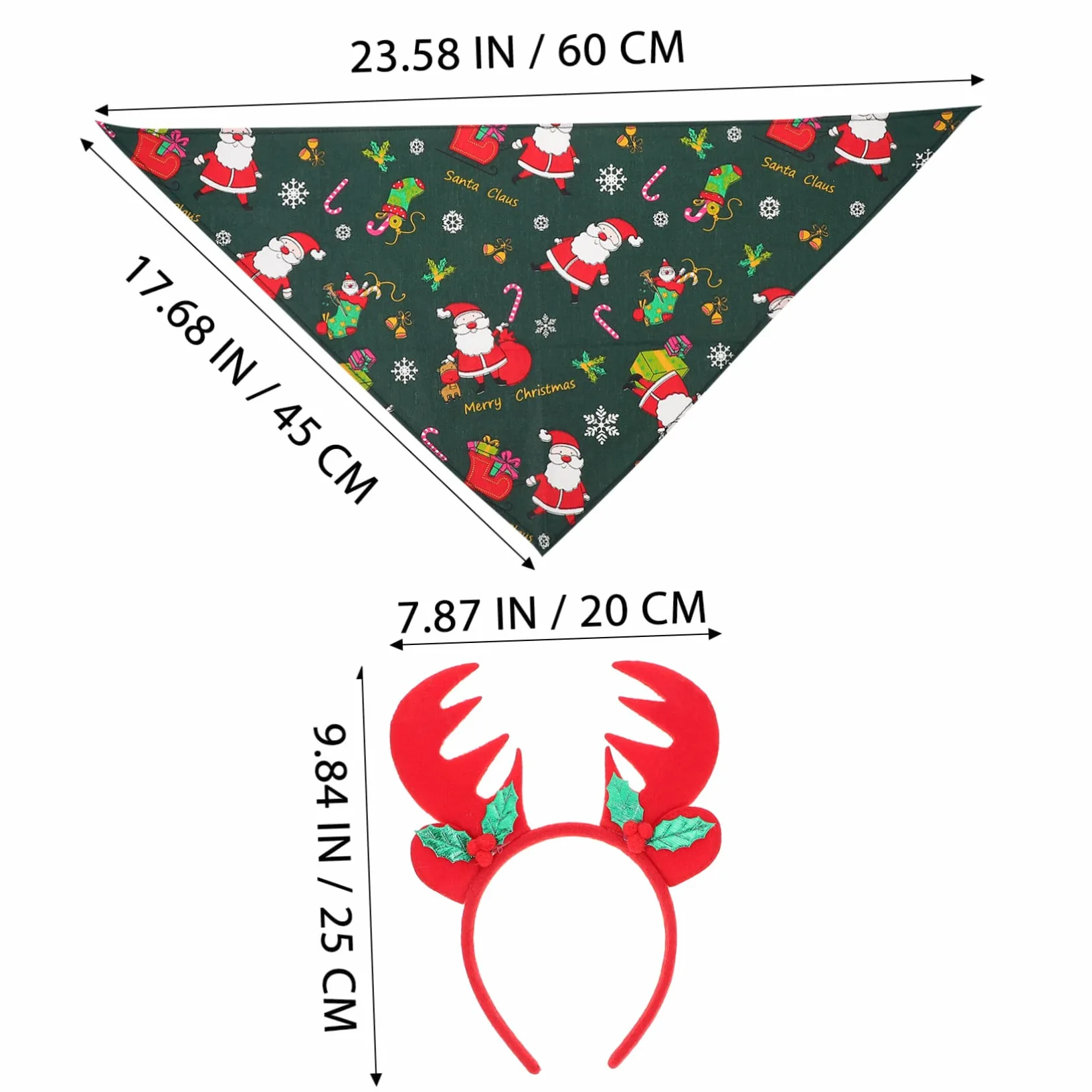 POPETPOP 3 Set di Bandane Natalizie per Cani Sciarpe E Foulard Riutilizzabili E Lavabili Accessori per Cani