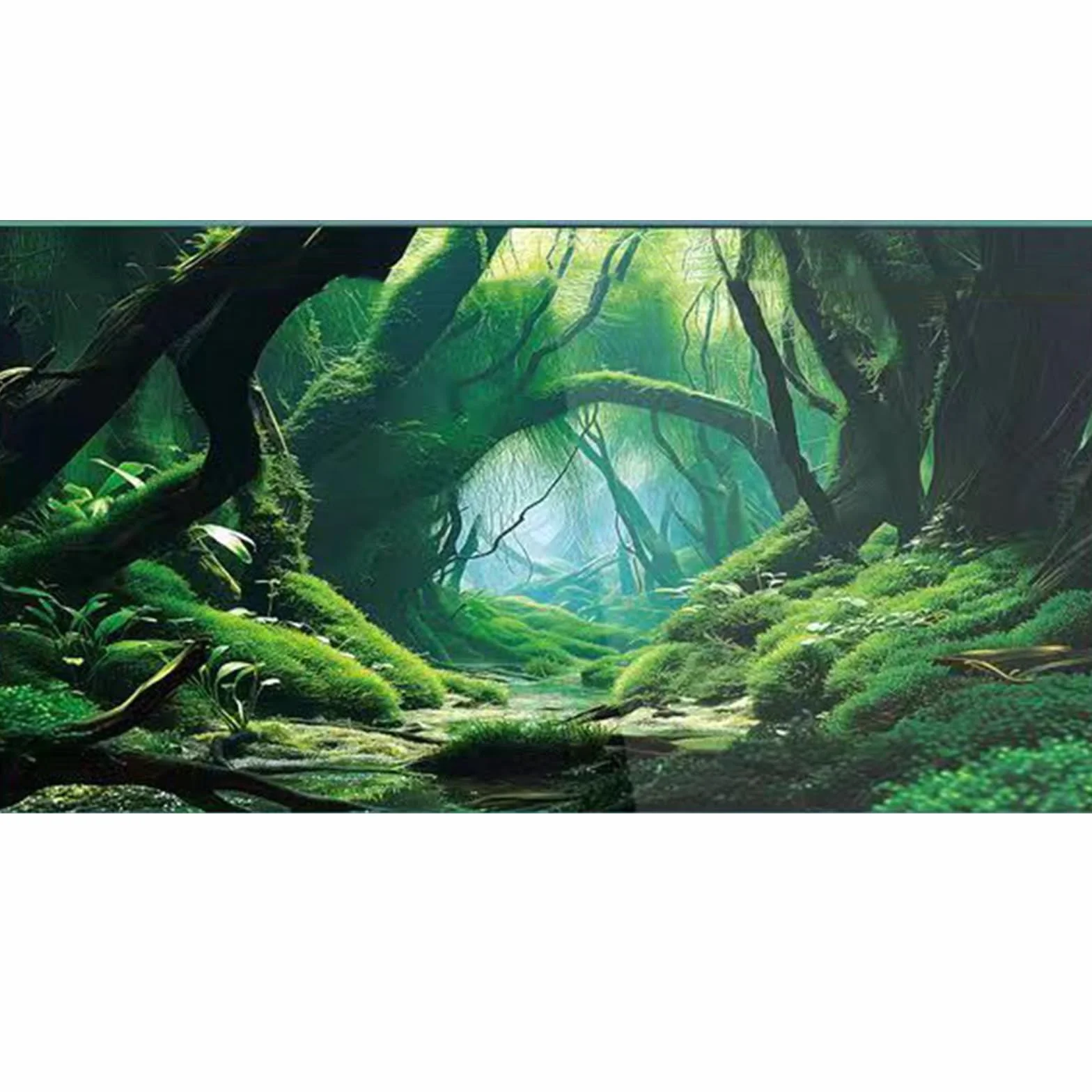 Sfondo naturale per acquario, sfondo per acquario, adesivi per acquario boutique, 30 cm, 40 cm, 50 cm, 60 cm, 80 cm (grotta-4, 30 * 70 cm)