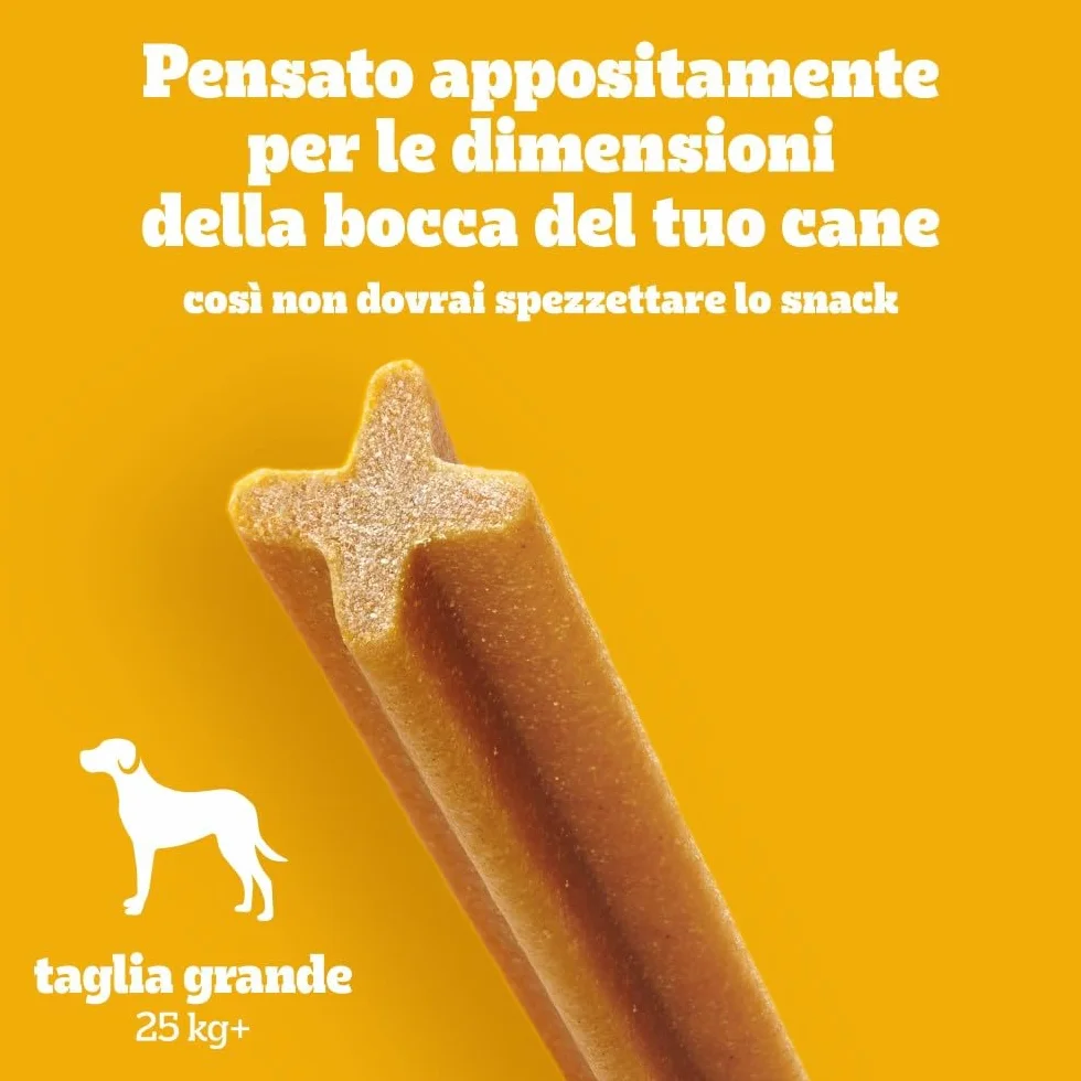 Pedigree Dentastix Snack Igiene Orale Cane Grande 25 kg 270 g 105 Pezzi