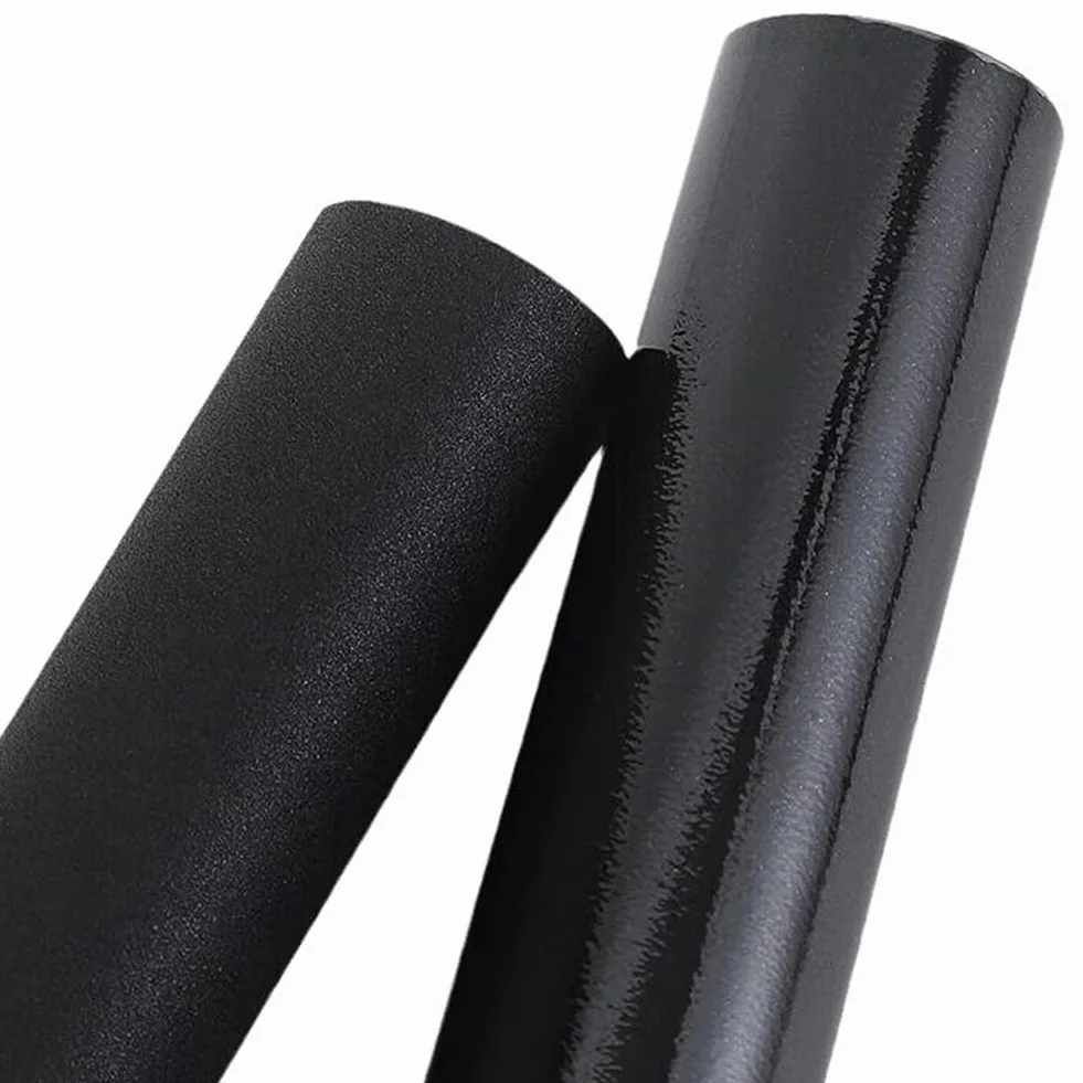 Sfondo per acquario, statico adesivo per acquario, sfondo nero in PVC, varie dimensioni per la decorazione della casa (30 x 200 cm)