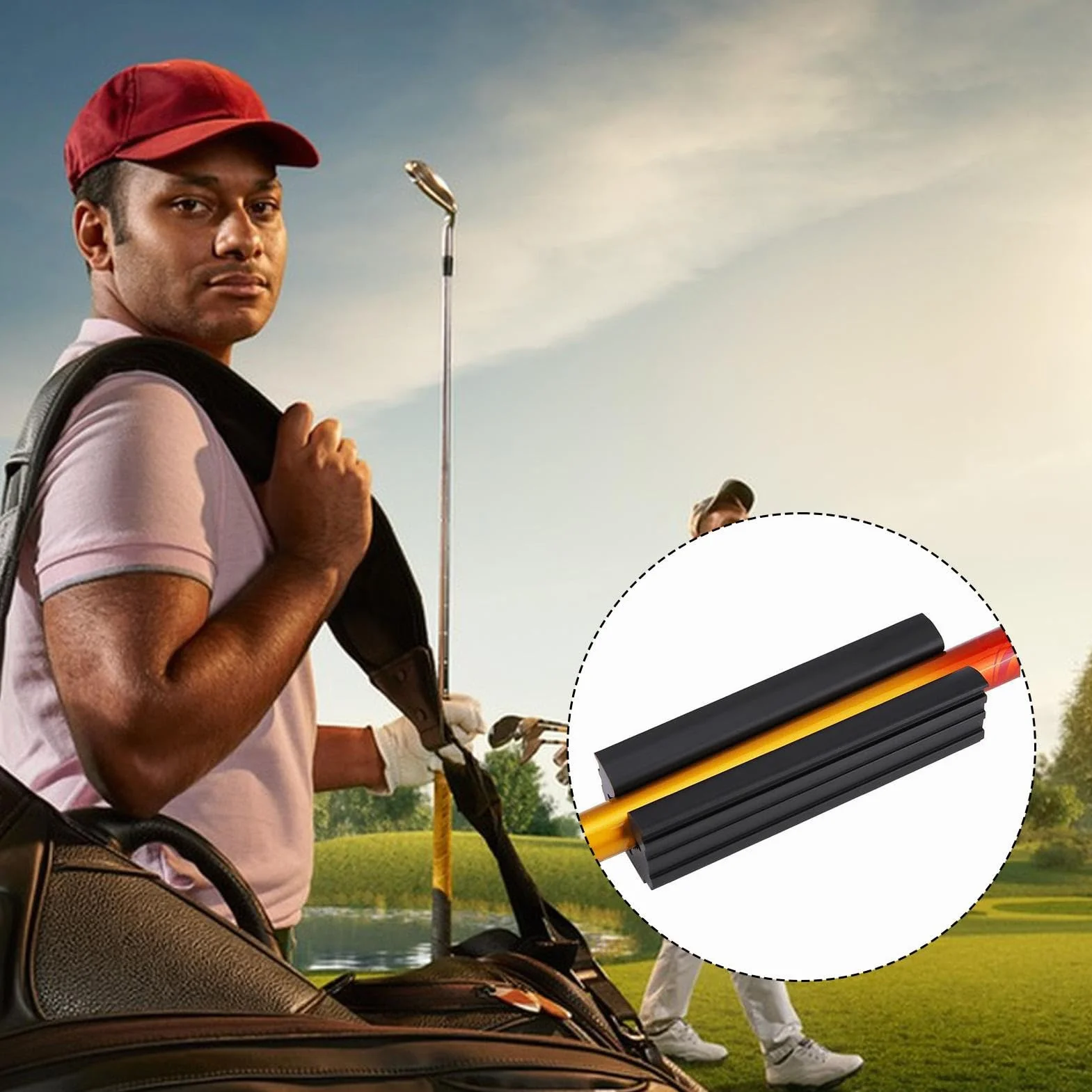 Morsetto per morsa in Gomma con Impugnatura da Golf - Strumento Professionale per Sostituzione