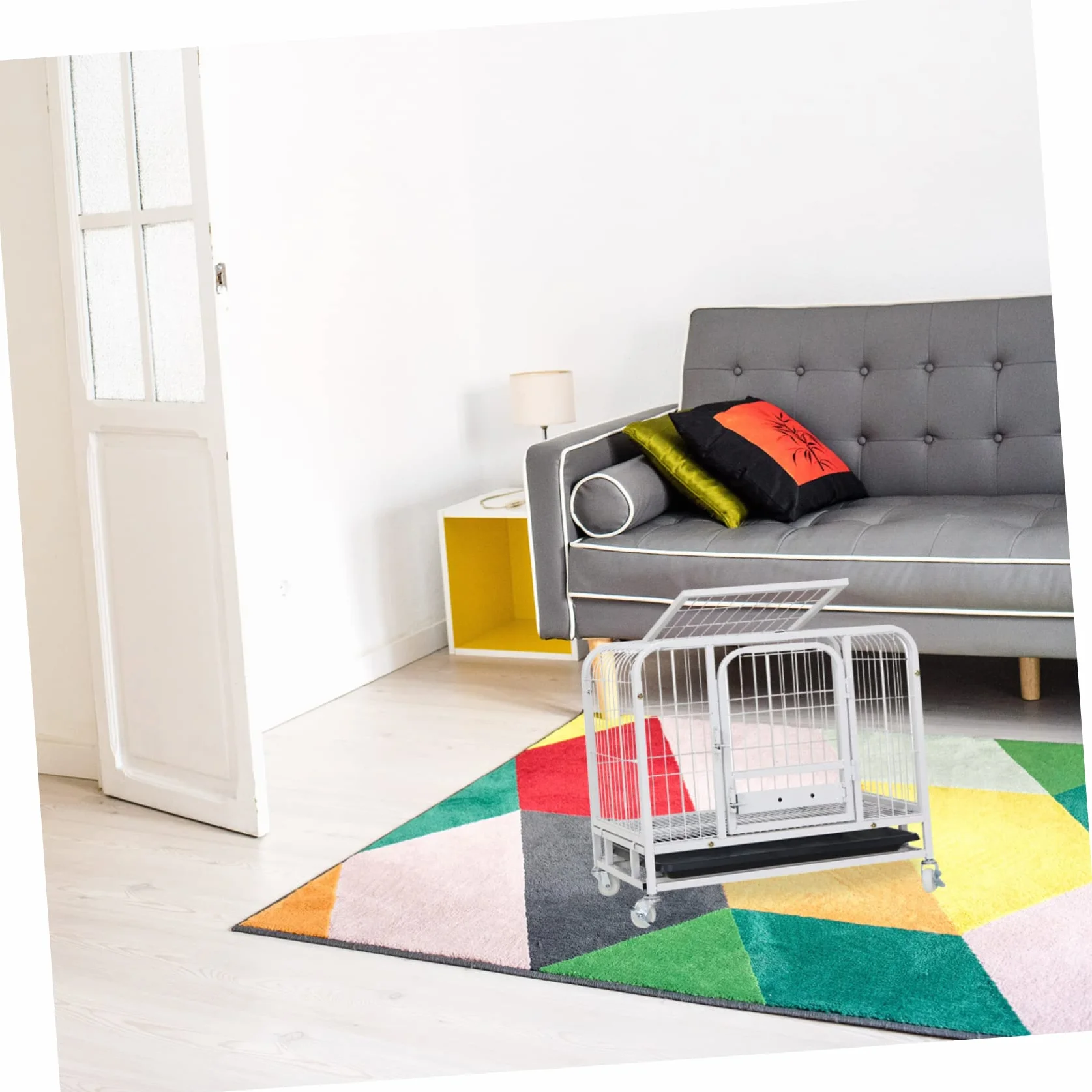 SUPVOX 2 Pezzi Vaschetta per Cassetta Igienica per Animali in Plastica Nero 38x38x2,5cm Antiruggine
