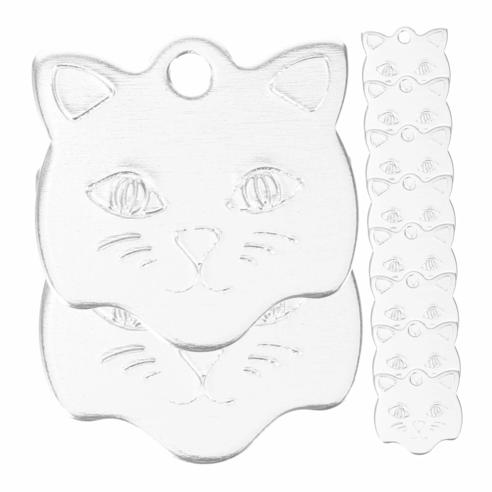 UPKOCH 5 Set Medaglietta Per Animali Domestici Da Targhette Identificative Personalizzabili Per Accessori Per Animali Per Incisione 10 Pezzi*5