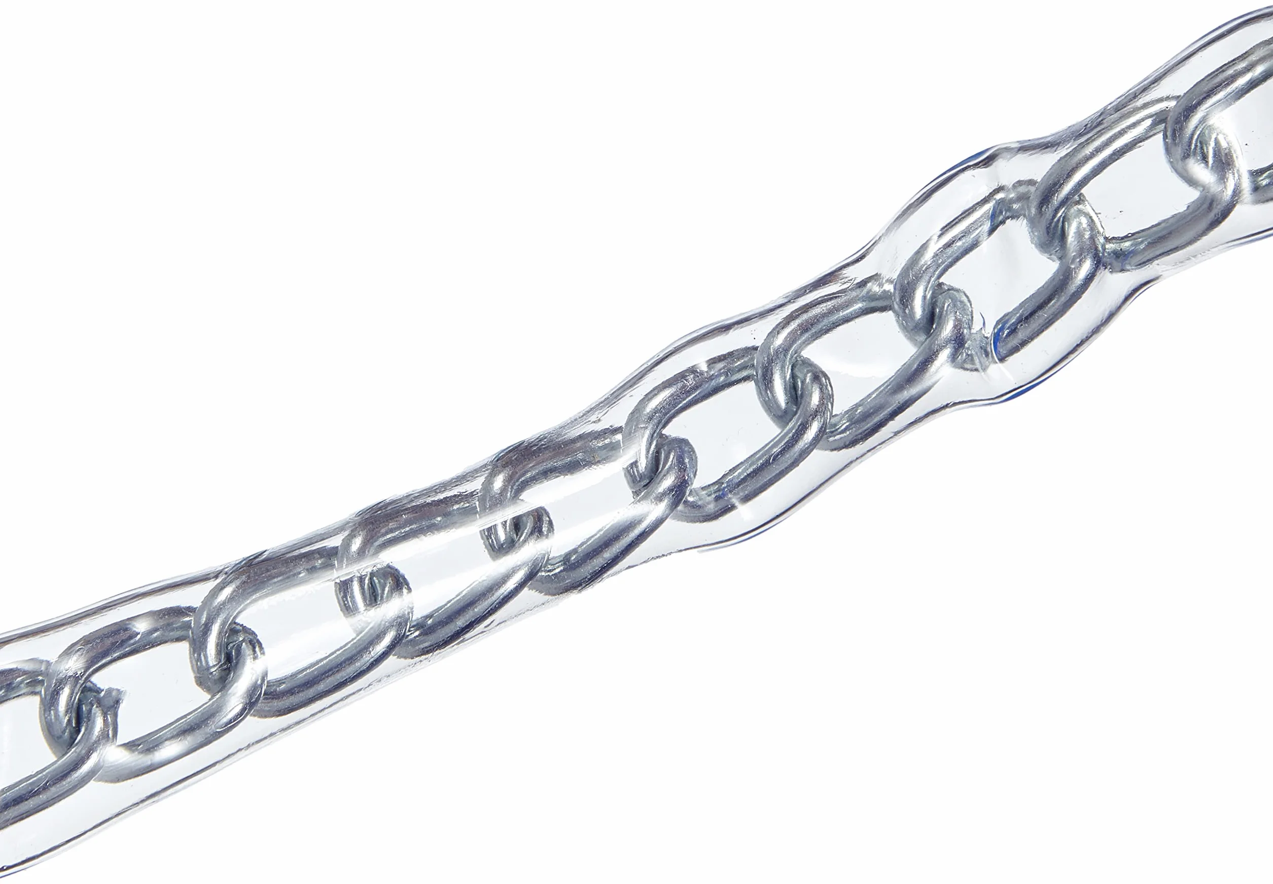 Kerbl Catena di Legatura, Legatura di Cavalli, Catena per Cavalli, con Gancio antipanico e moschettone, Metallo, 50 cm, competizioni, rimorchi, con Rivestimento in plastica