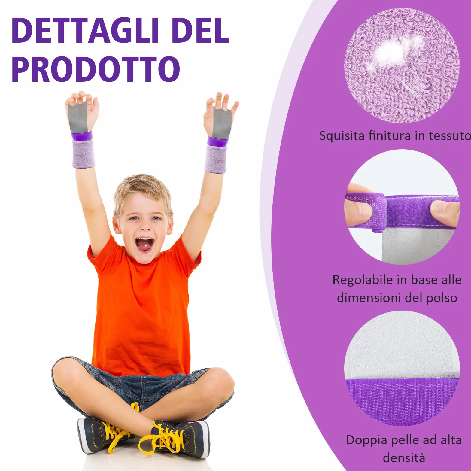 Scettar Falcon Grip Pad Set di Polsini da Ginnastica 1 Paia per Cross Training Bambina Ragazzi Ragazze