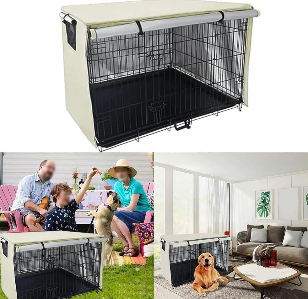 StarRing Copertura per gabbia metallica per animali domestici Oxford 210d traspirante antivento ombreggiante