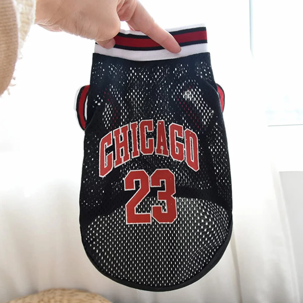 Canicini da Basket T-Shirt Estivi Morbido Traspirante Gilet Anti-sudore (HELA7-1 M)